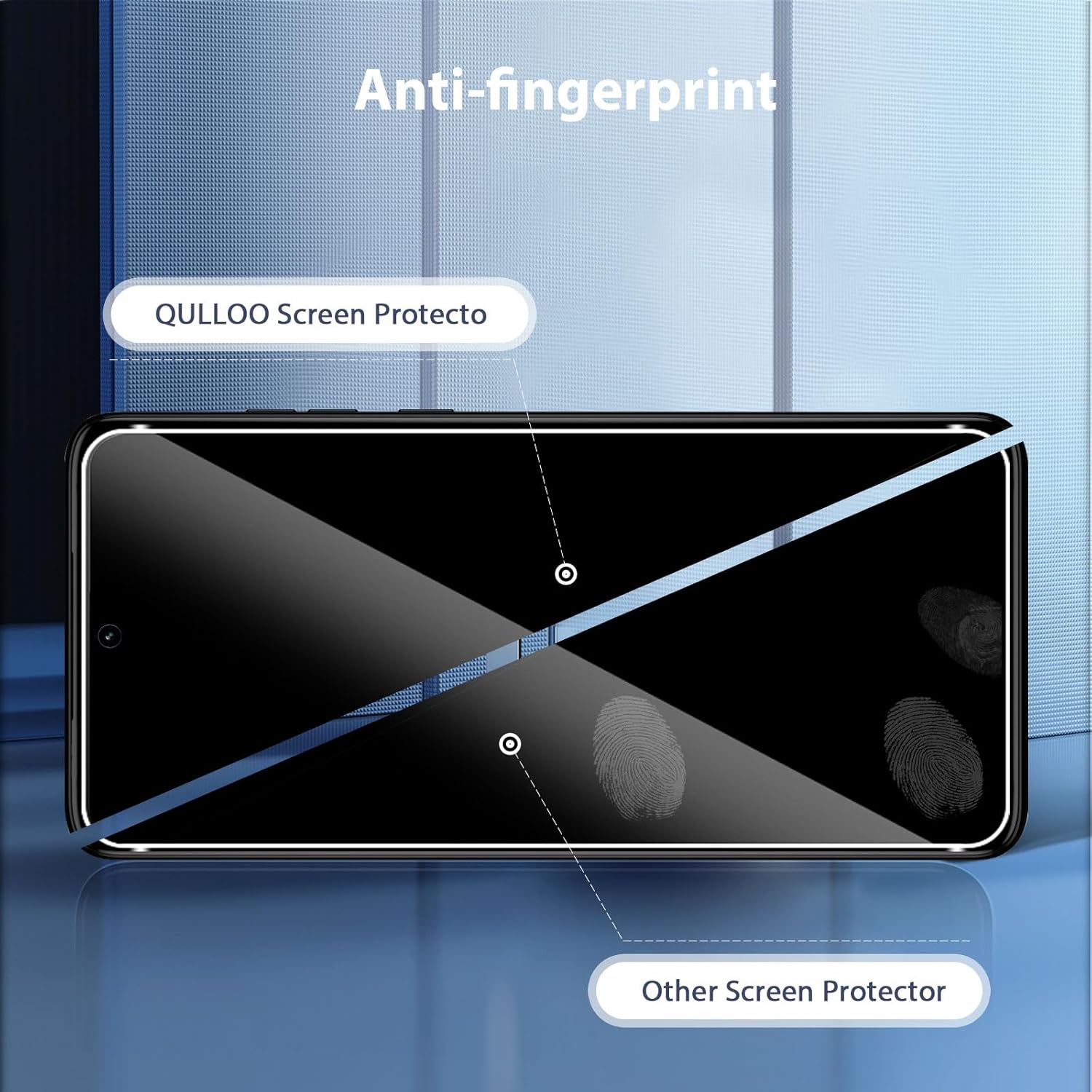 Qulloo Pellicola Vetro Temperato per Motorola Moto G84 5G - immagine 3