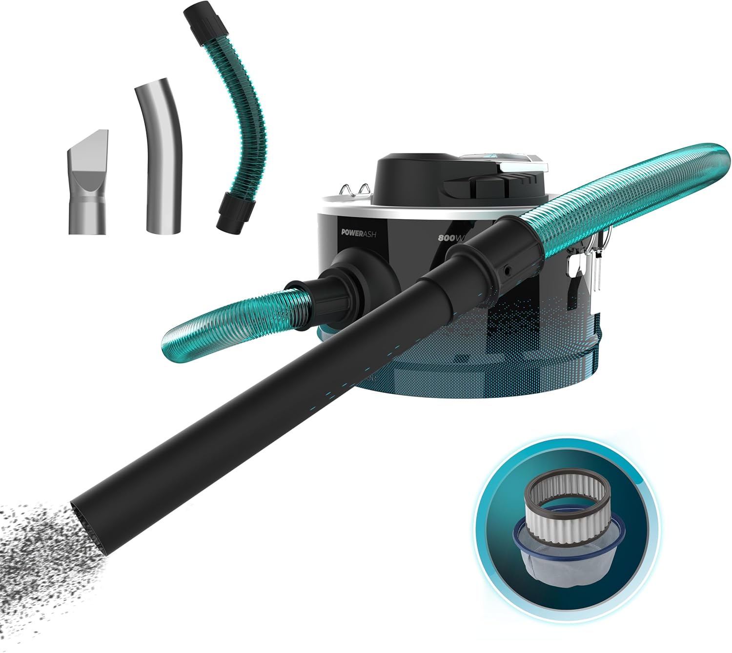 Cecotec Conga Ash 2000 Home - Aspiratore di Cenere 10L