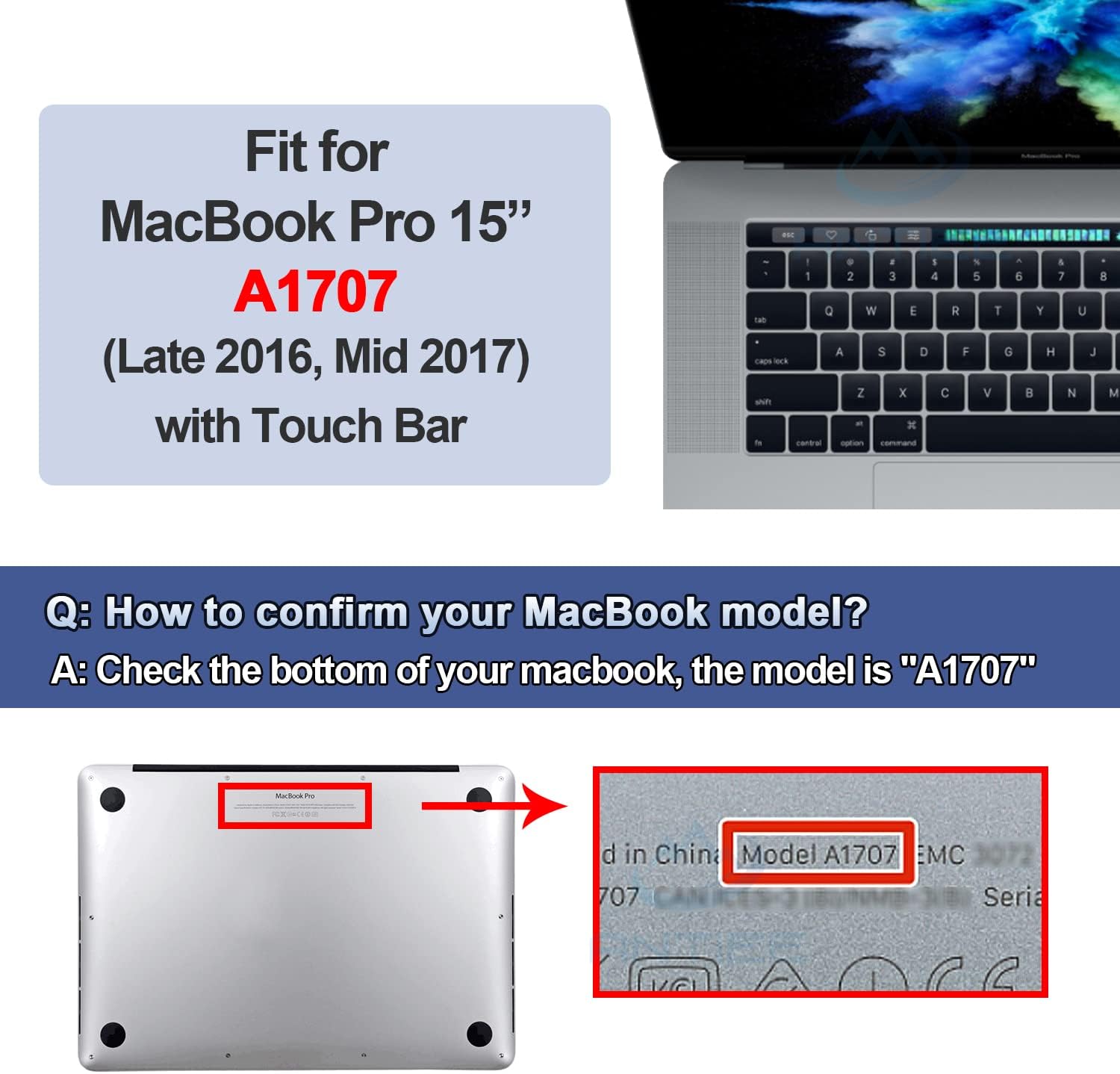 Antiee A1707 A1820 Batteria per MacBook PRO 15" (2016-2017) - immagine 4