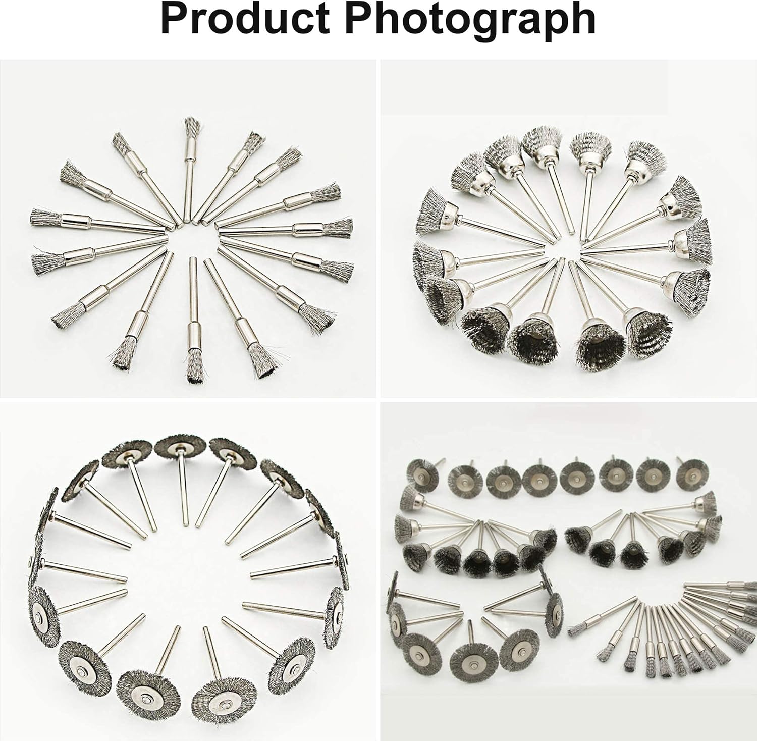 Spazzole Metalliche per Trapano 45 Pezzi - immagine 5