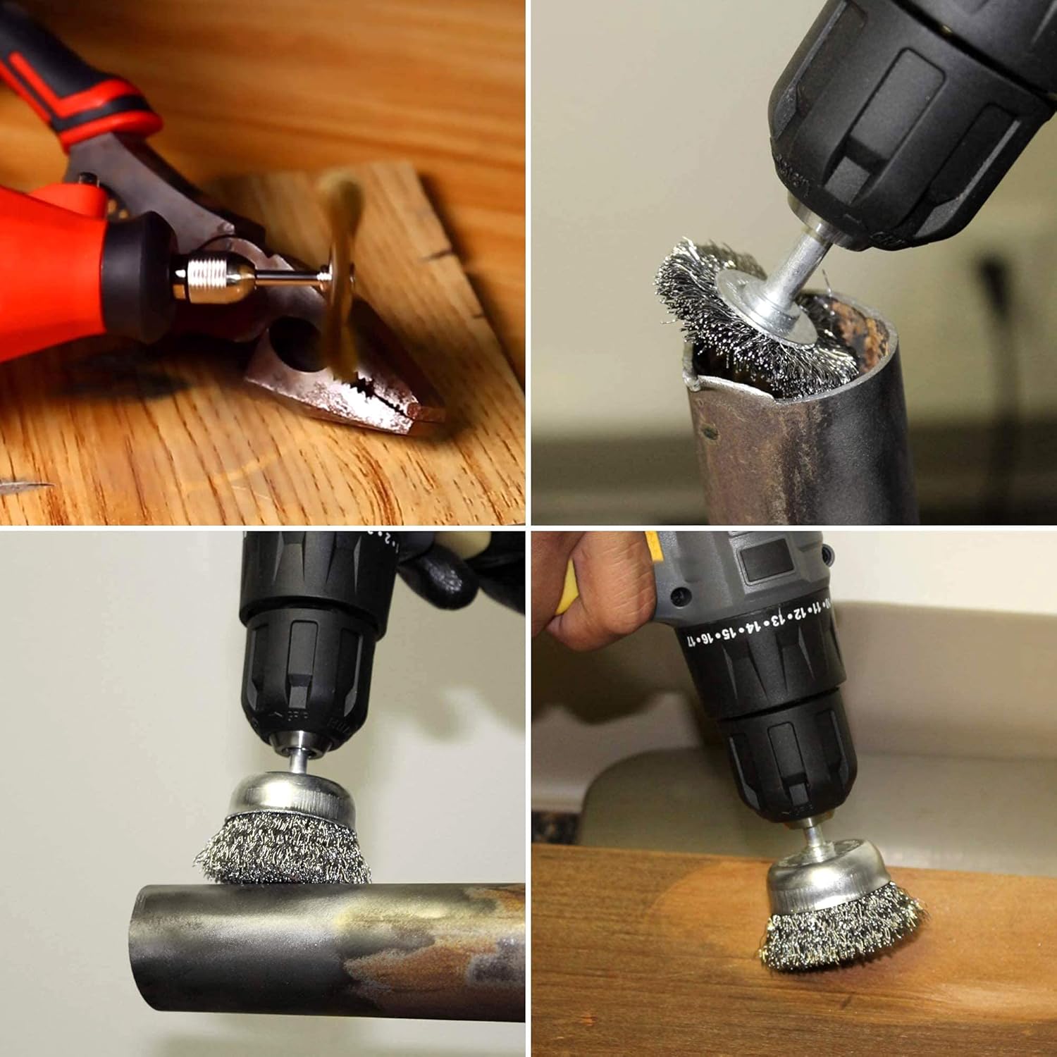 Spazzole Metalliche per Trapano 45 Pezzi - immagine 6