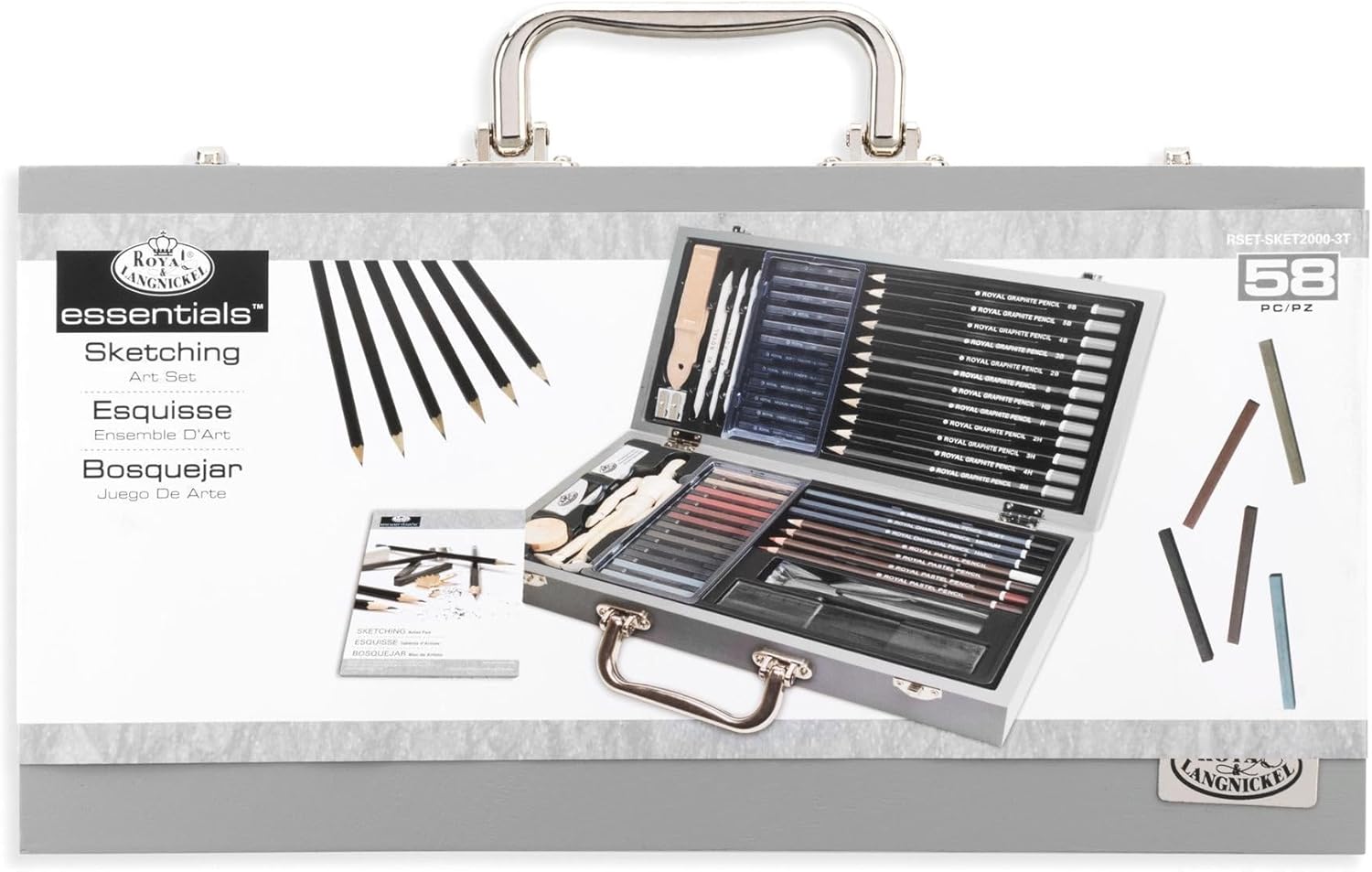 Royal & Langnickel RSET-SKET2000 - Scatola da pittura deluxe per disegnare