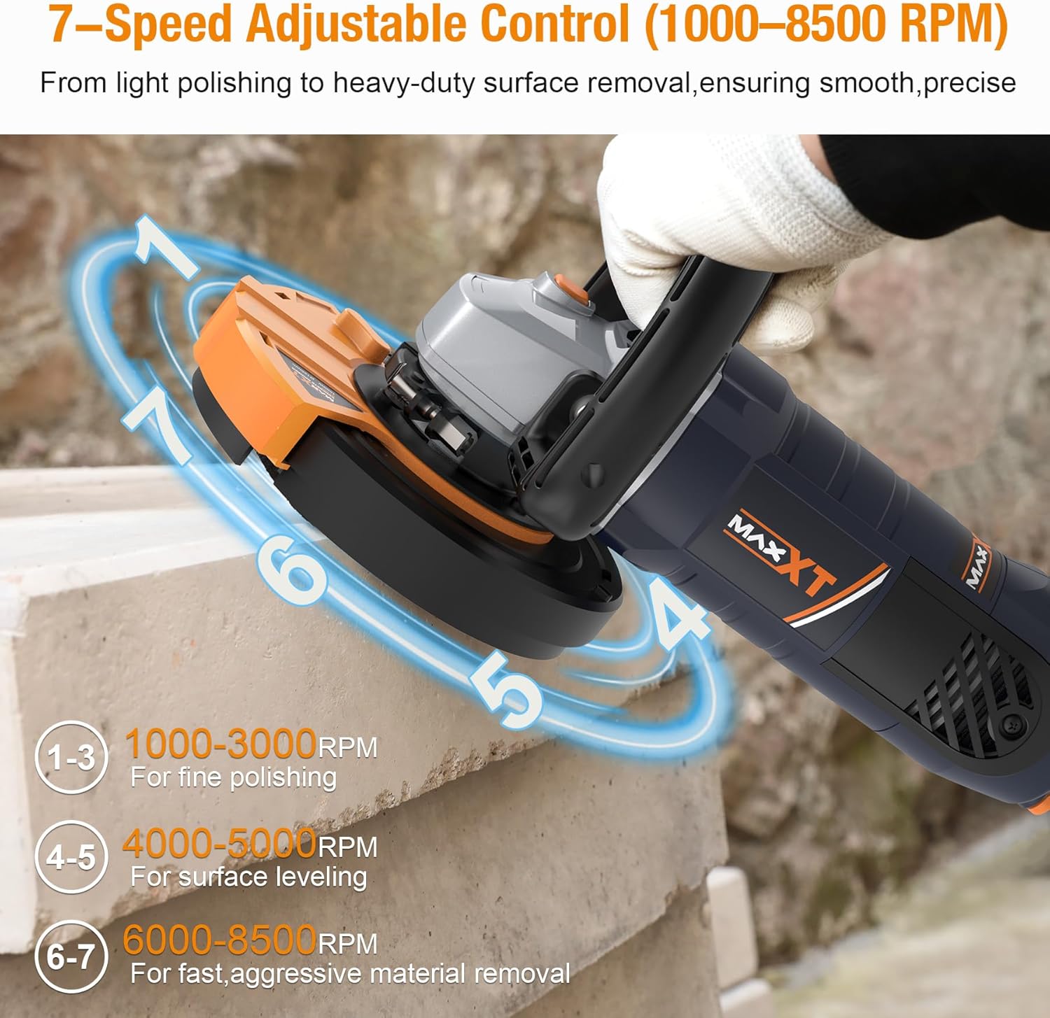 Maxxt Levigatrice per Cemento 1500W - immagine 2