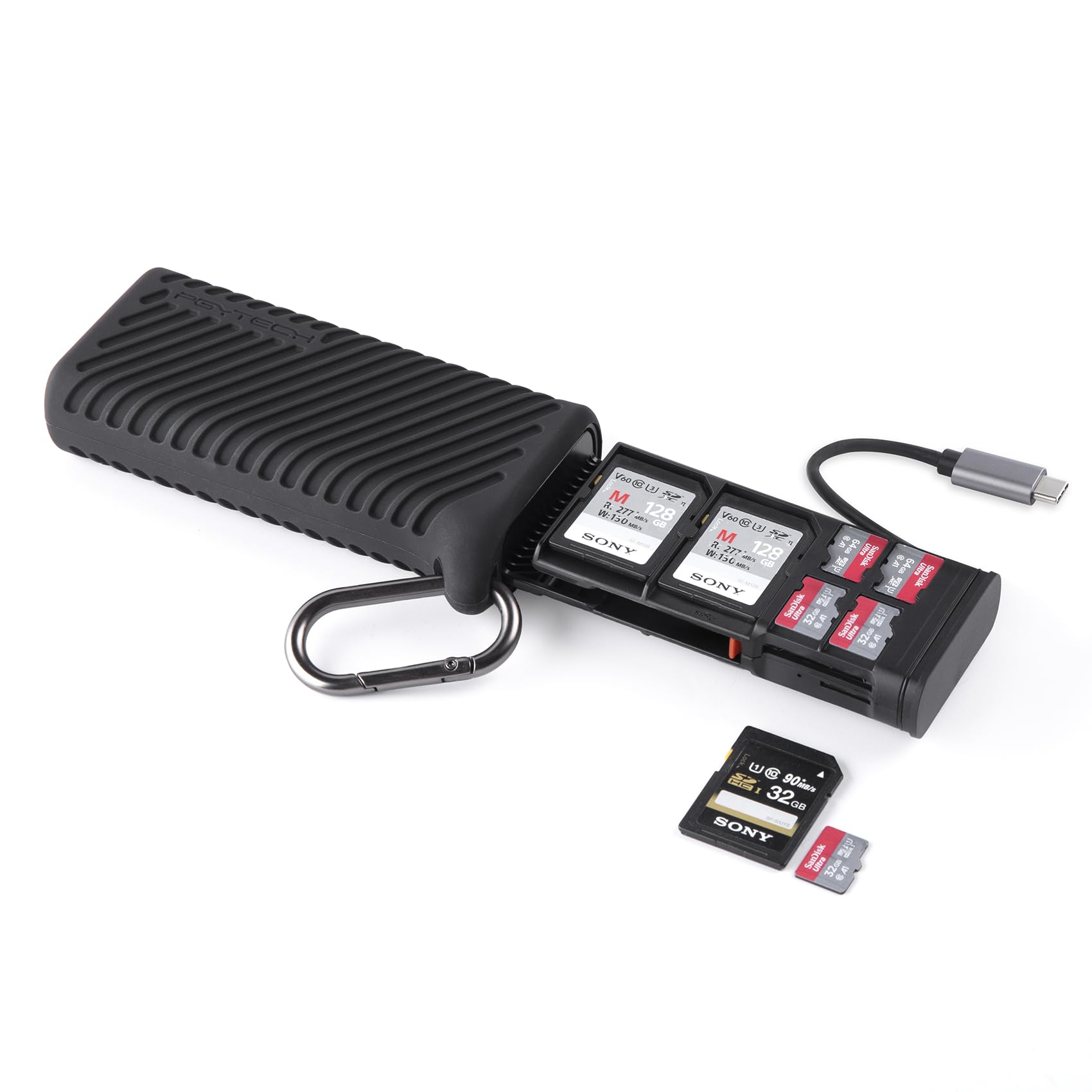 Pgytech CreateMate - Lettore Schede USB 3.1 Type-C