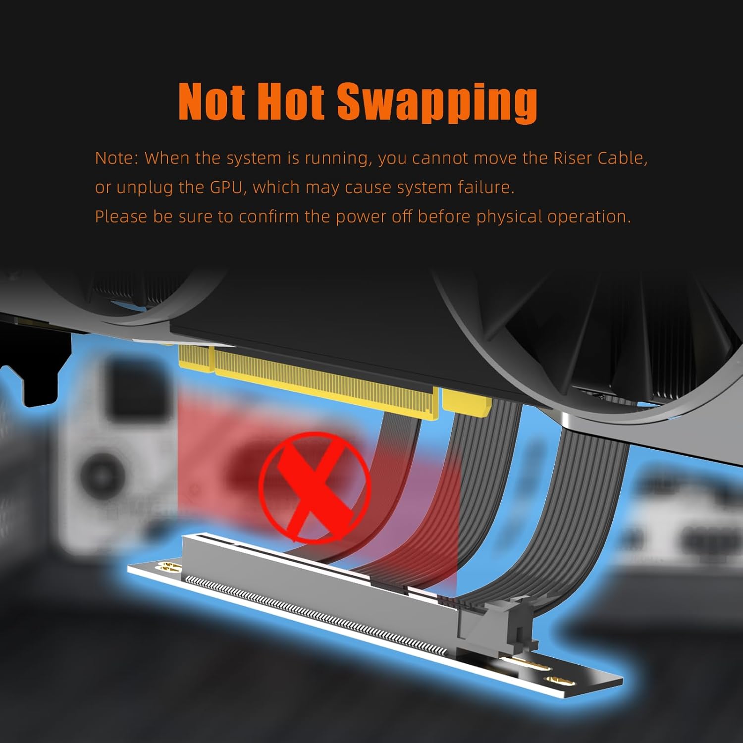 Glotrends Cavo Riser PCIe 5.0 300mm 90° - immagine 8