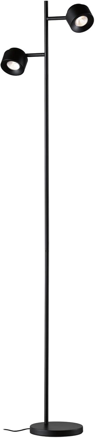 Paulmann 79775 Piantana LED Puric Pane 2x300lm, Nera - immagine 1