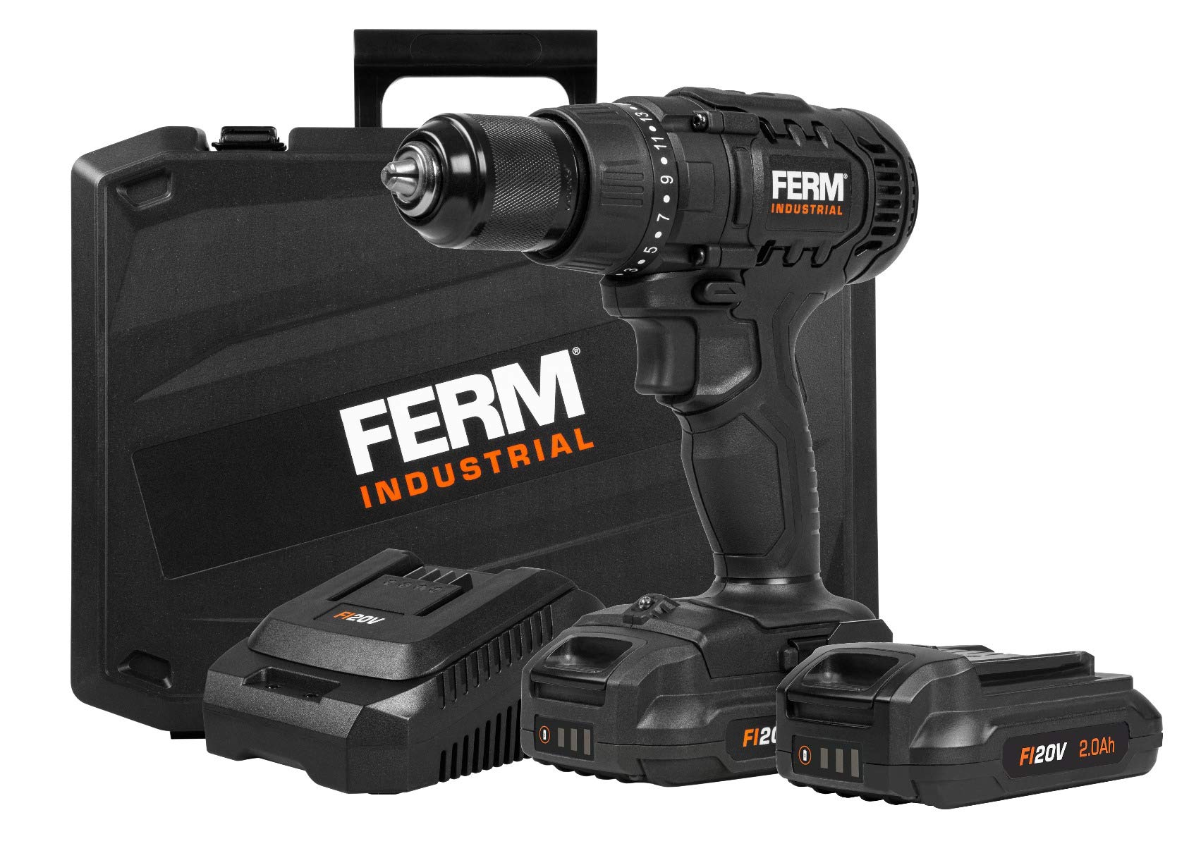 Ferm Trapano Avvitatore a Batteria FI20V 50Nm