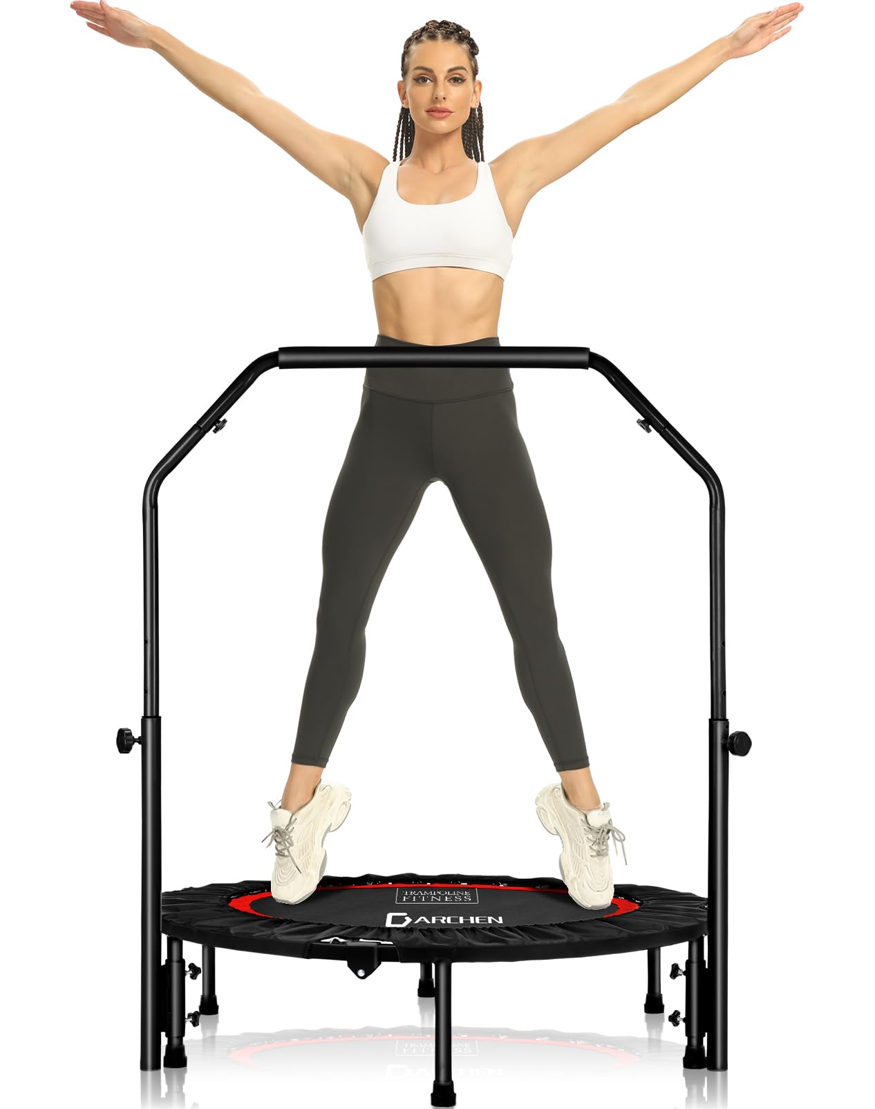 Darchen Mini Trampolino Rebounder 200kg per Adulti