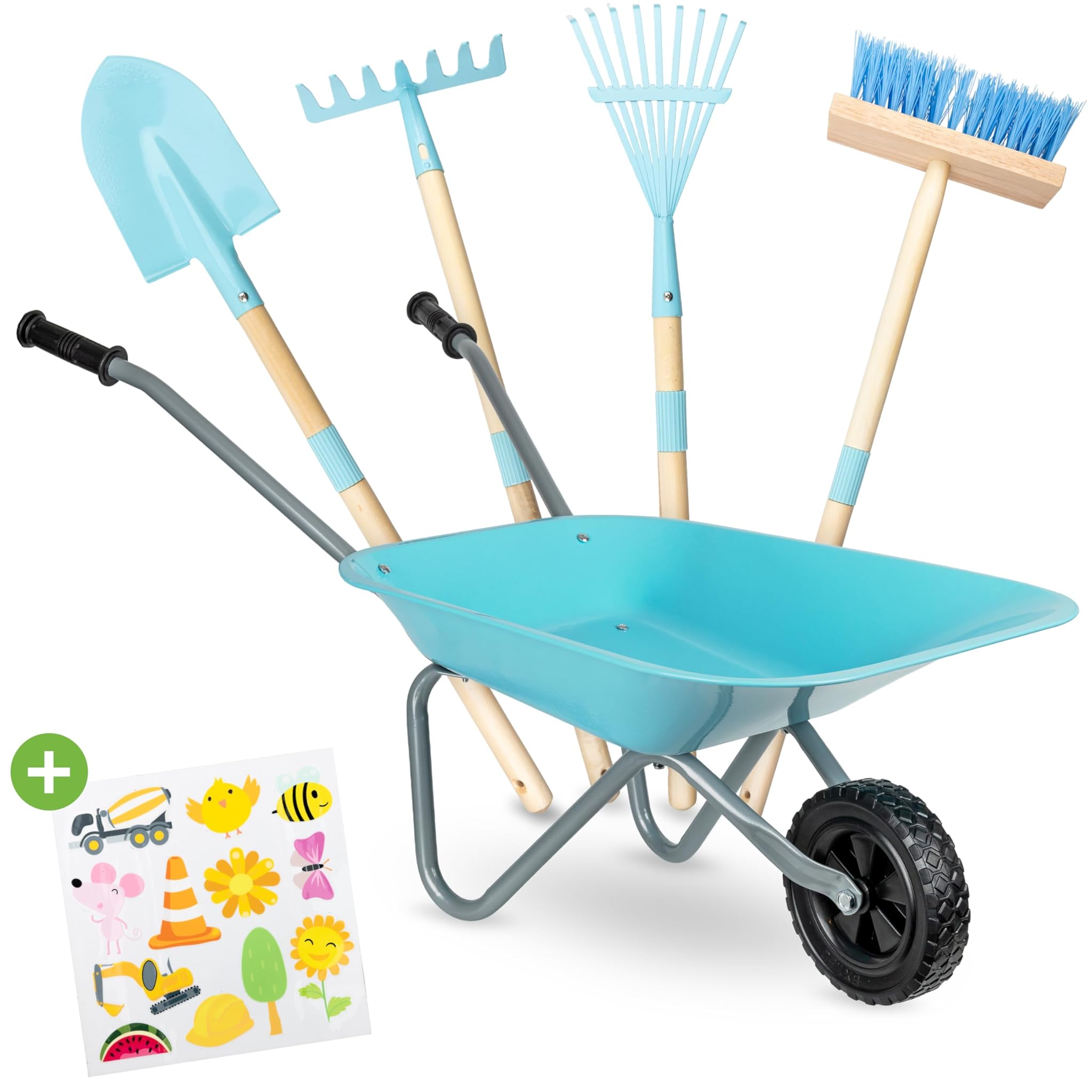 PHIBER-SPORTS Carriola per Bambini con Attrezzi