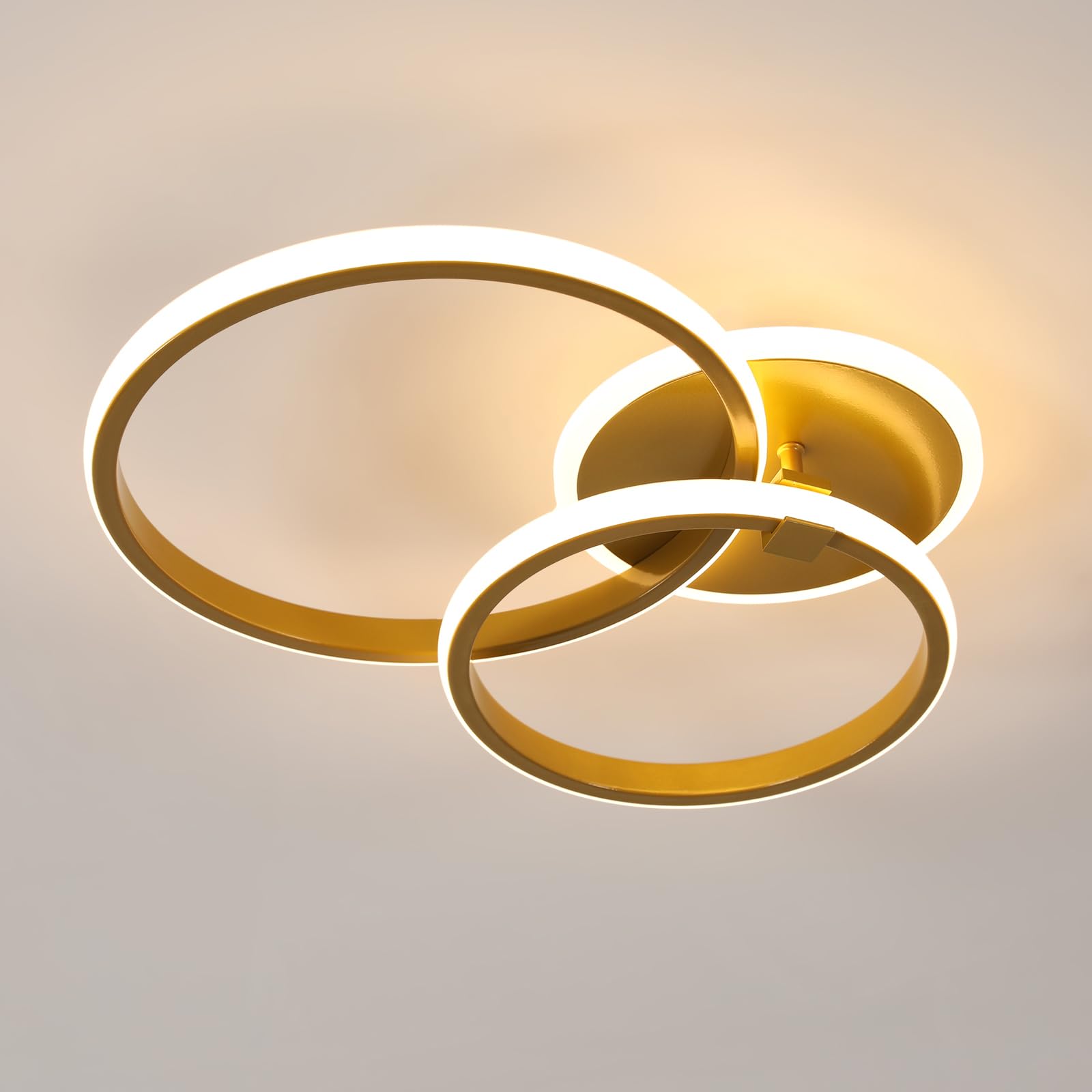 Mckalen Plafoniera LED Soffitto 42W 4700LM Oro