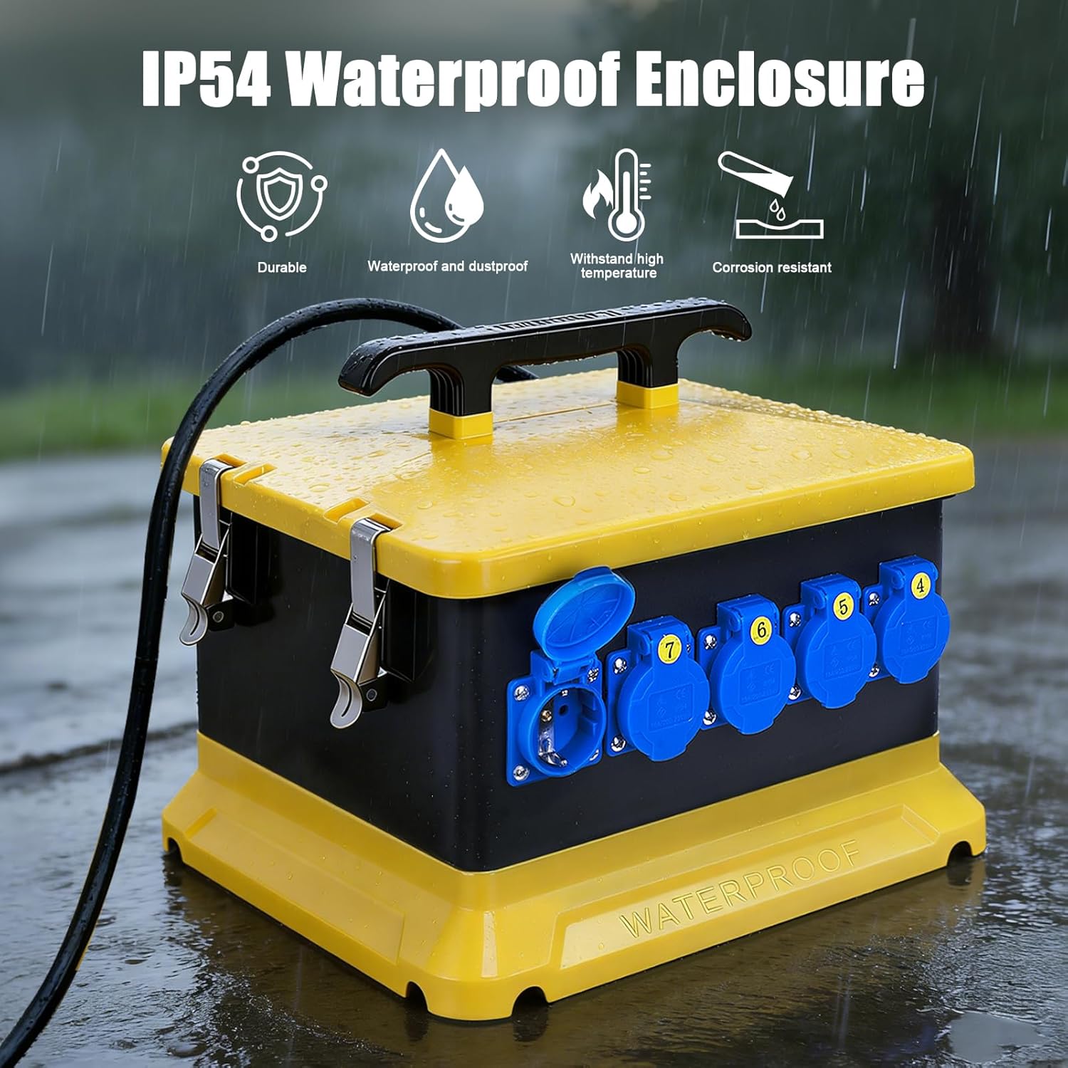 Distributore di Corrente da Cantiere 30 Moduli IP54 - immagine 5