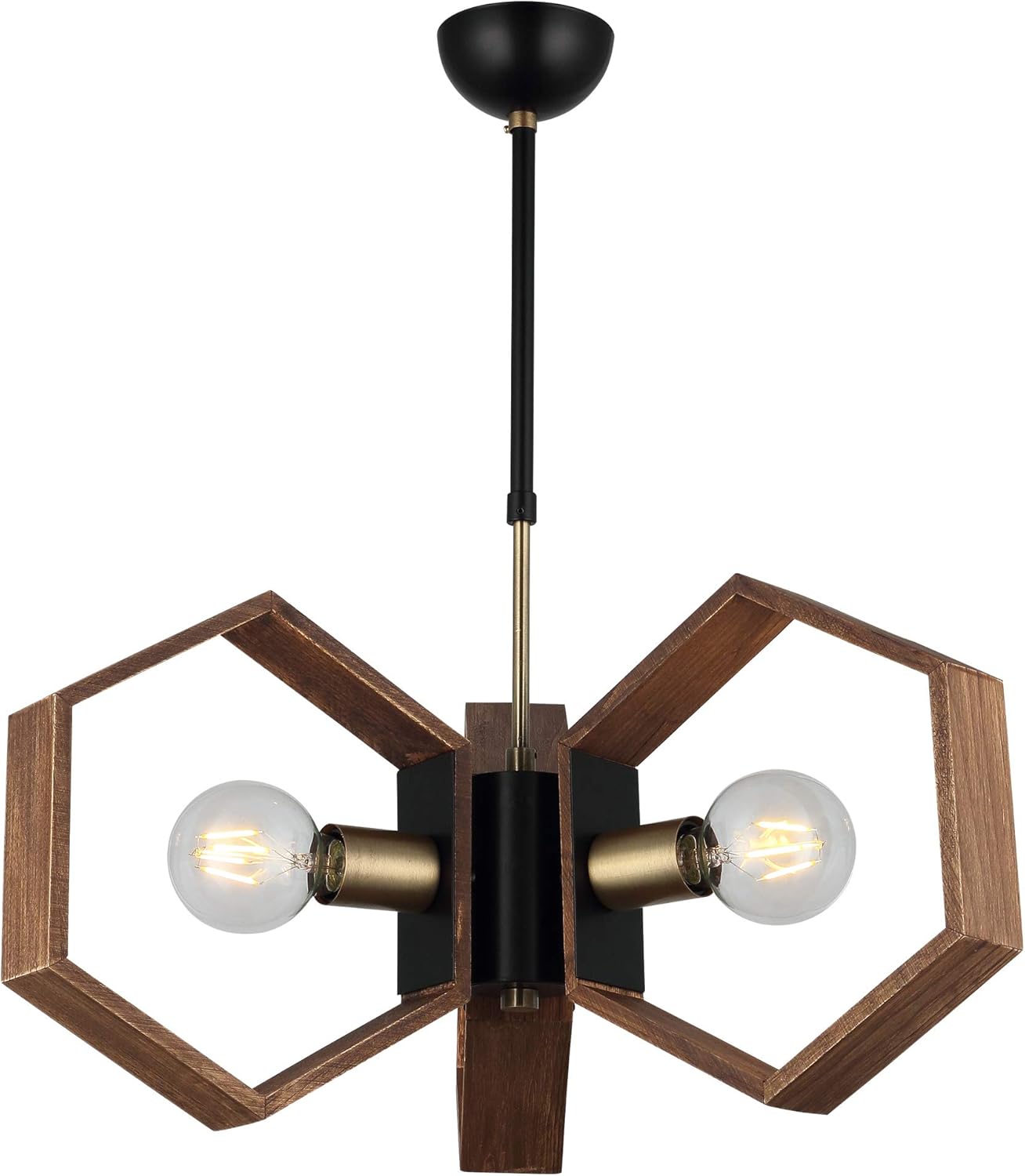 Homemania Lampada a Sospensione Lugo 47x47x69cm