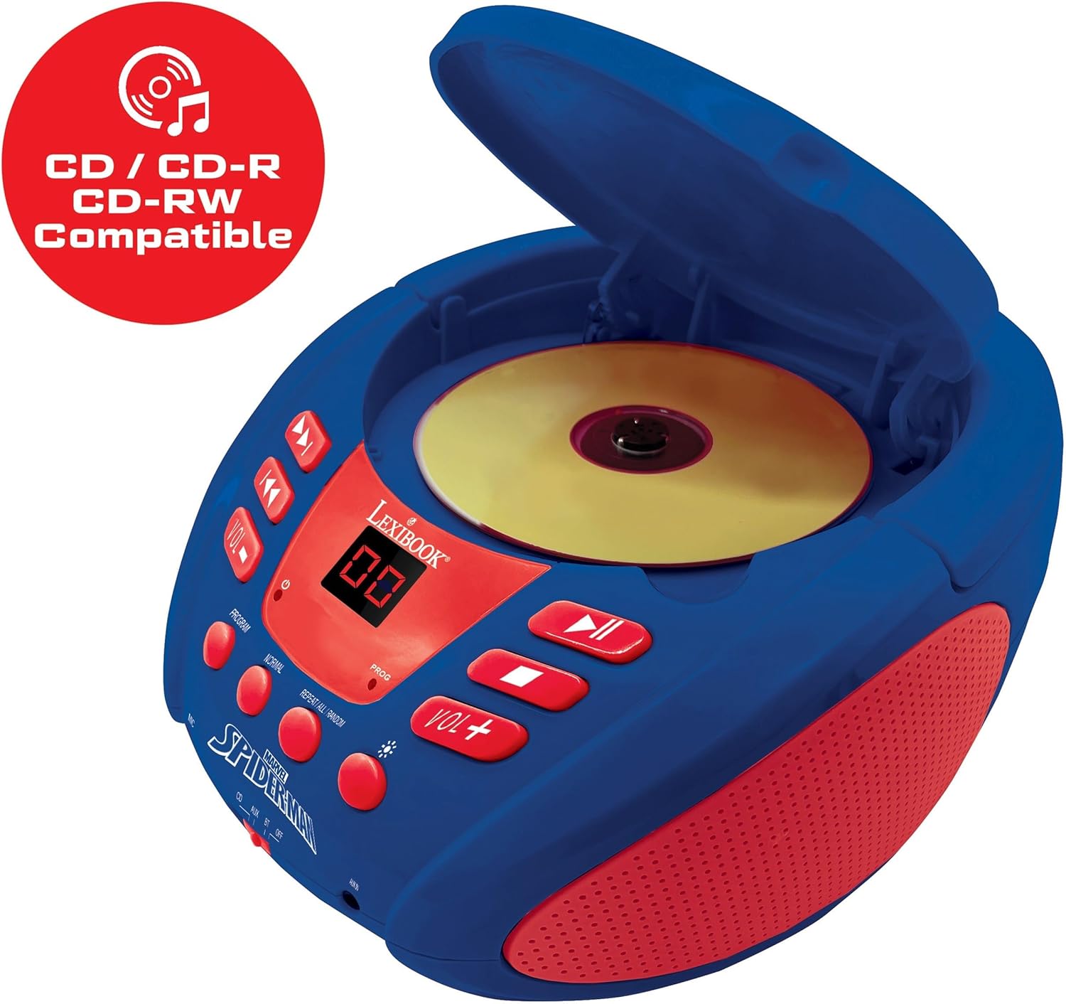 Lexibook Marvel Uomo Ragno - Lettore CD Bluetooth per Bambini - immagine 2