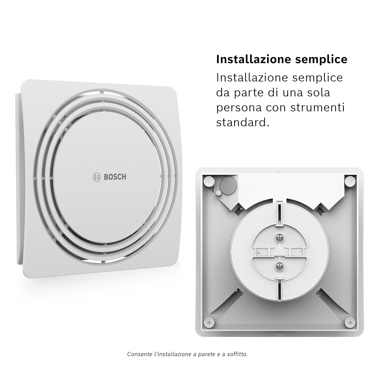 Bosch 1900 DH W100 - Aspiratore da Bagno Silenzioso - immagine 5