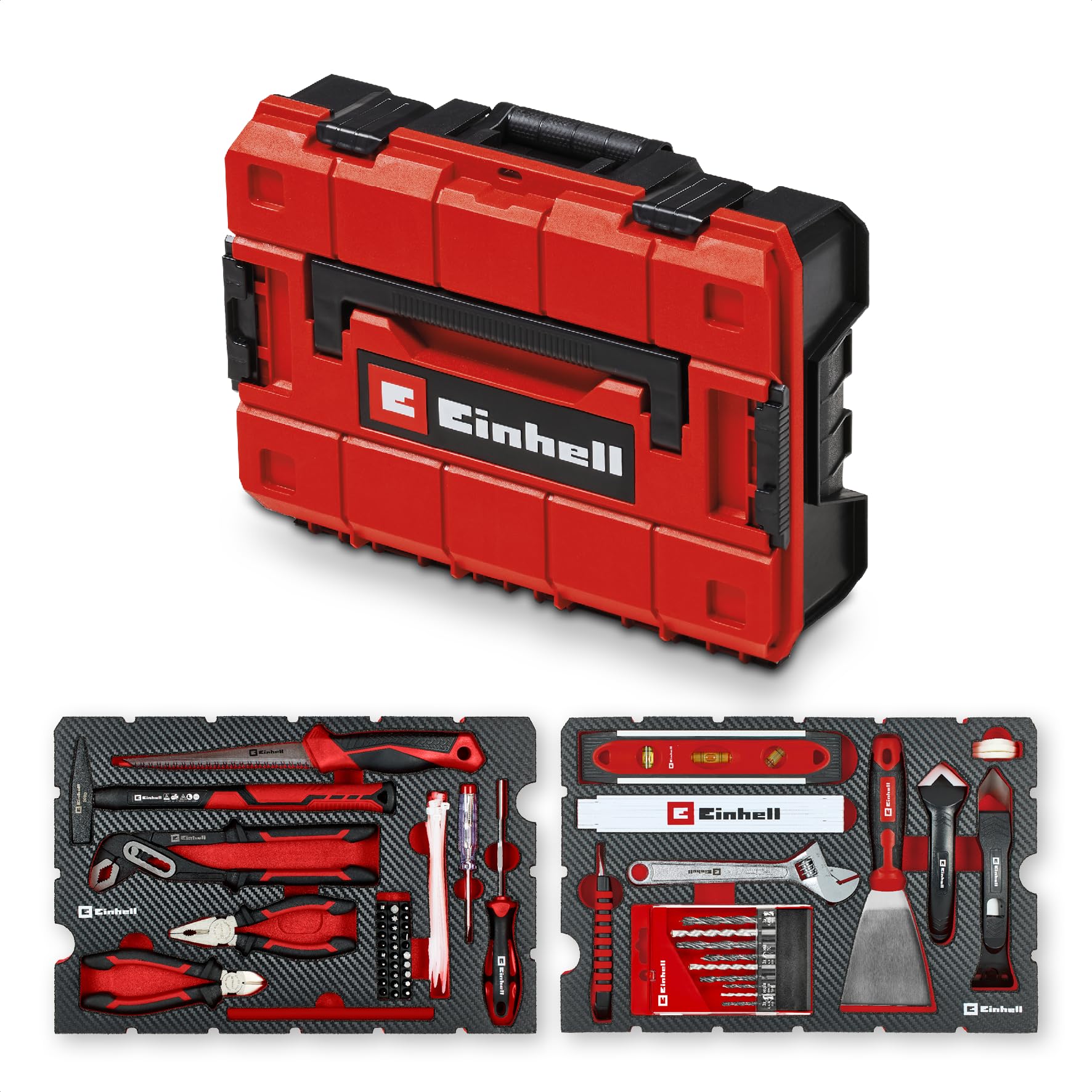 Originale Einhell Valigetta Attrezzi Ristrutturazione E-Case 78 pz