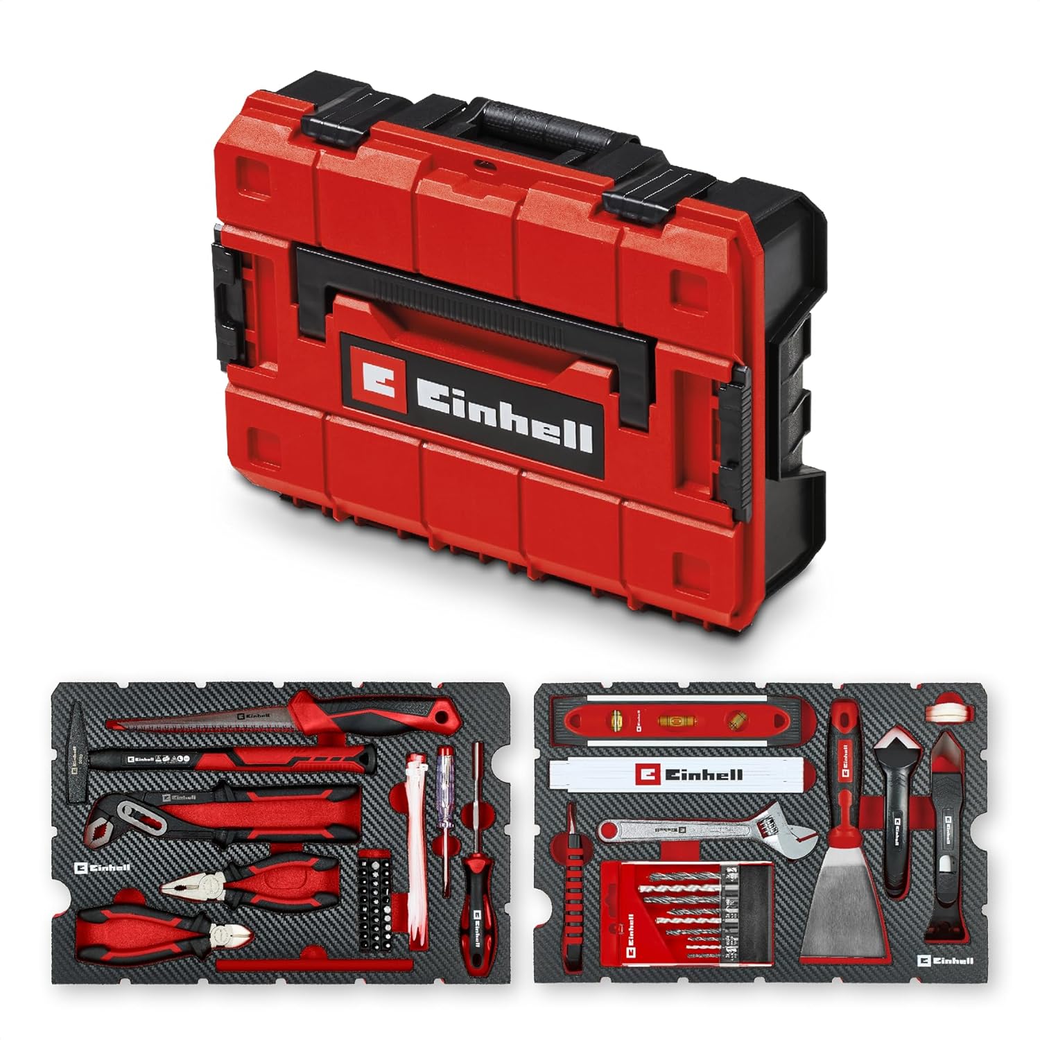 Originale Einhell Valigetta Attrezzi Ristrutturazione E-Case 78 pz - immagine 1