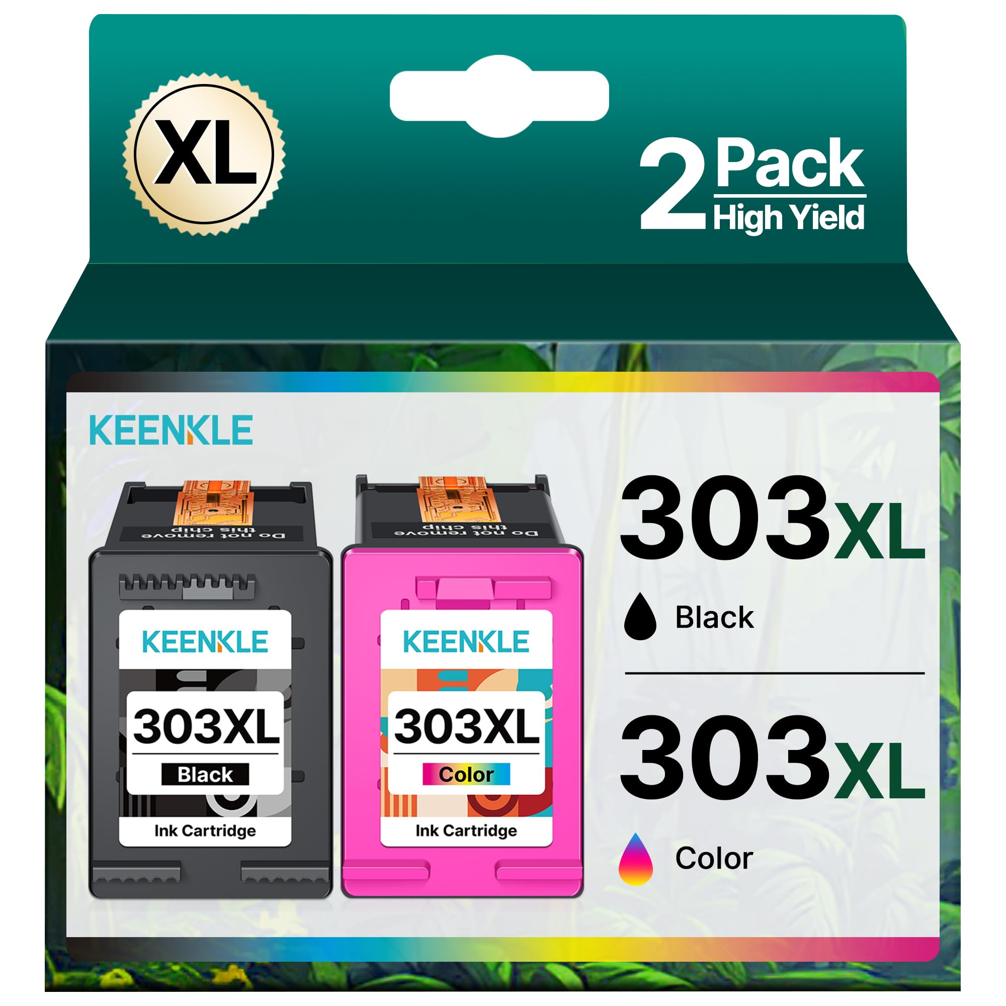 Keenkle 303XL Cartucce Compatibili HP 303 Multipack (2 pz)