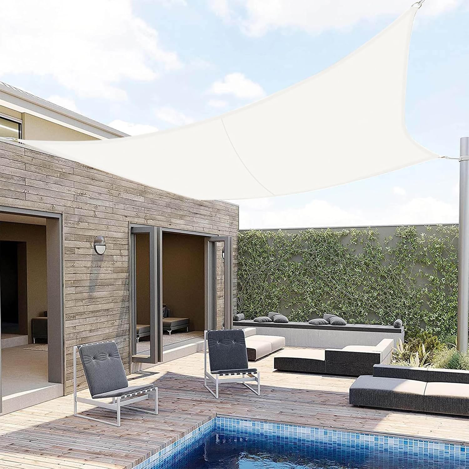 Sunny Guard Tenda a Vela Rettangolare 3x5m Impermeabile - immagine 2