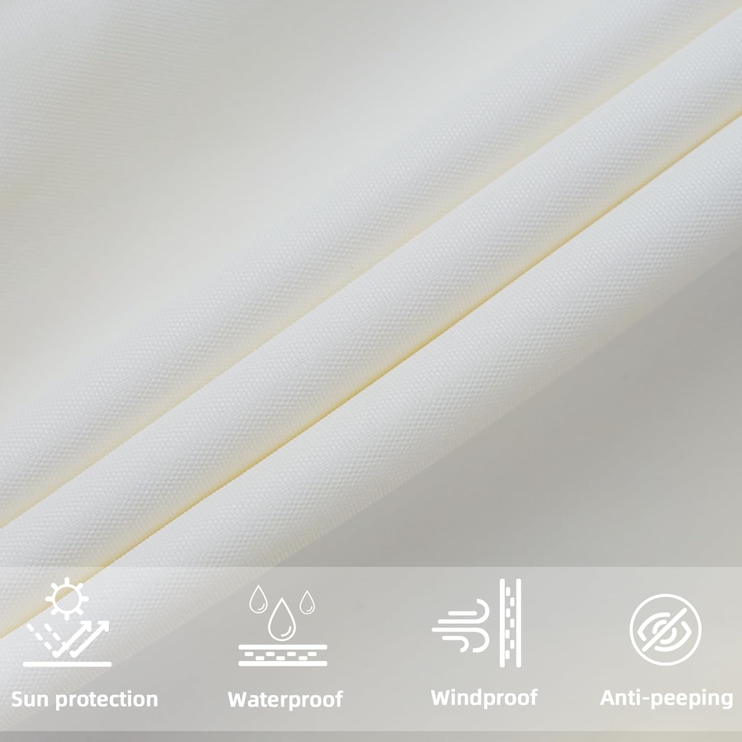 Sunny Guard Tenda a Vela Rettangolare 3x5m Impermeabile - immagine 4