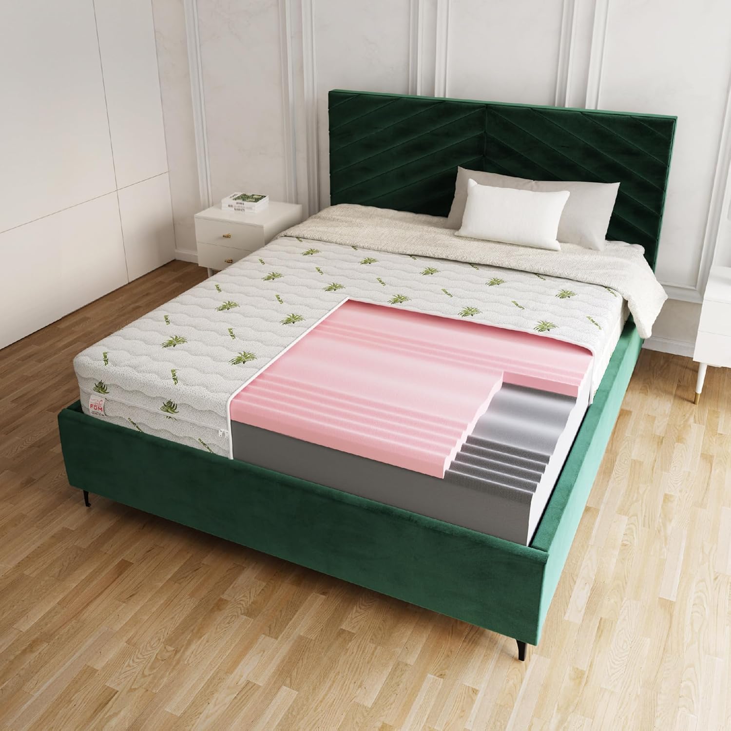 Fdm Materasso 100x200cm, Altezza 24cm - immagine 2