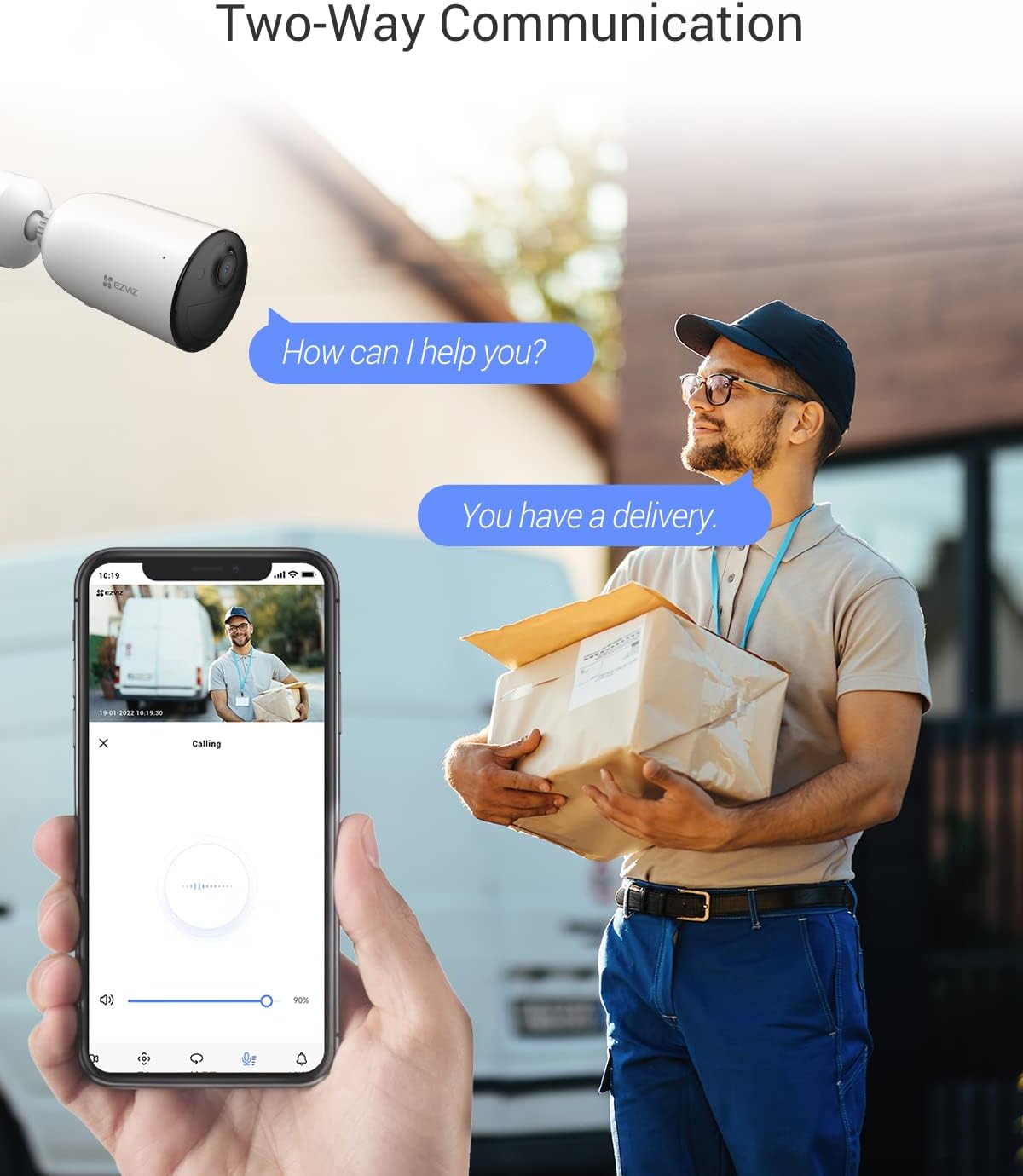 Ezviz CB3 Telecamera Wi-Fi Esterno a Batteria - immagine 6