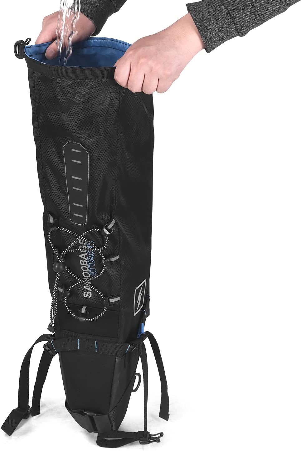 Lixada Borsa Posteriore Bici Sella Pannier 3L-10L - immagine 5