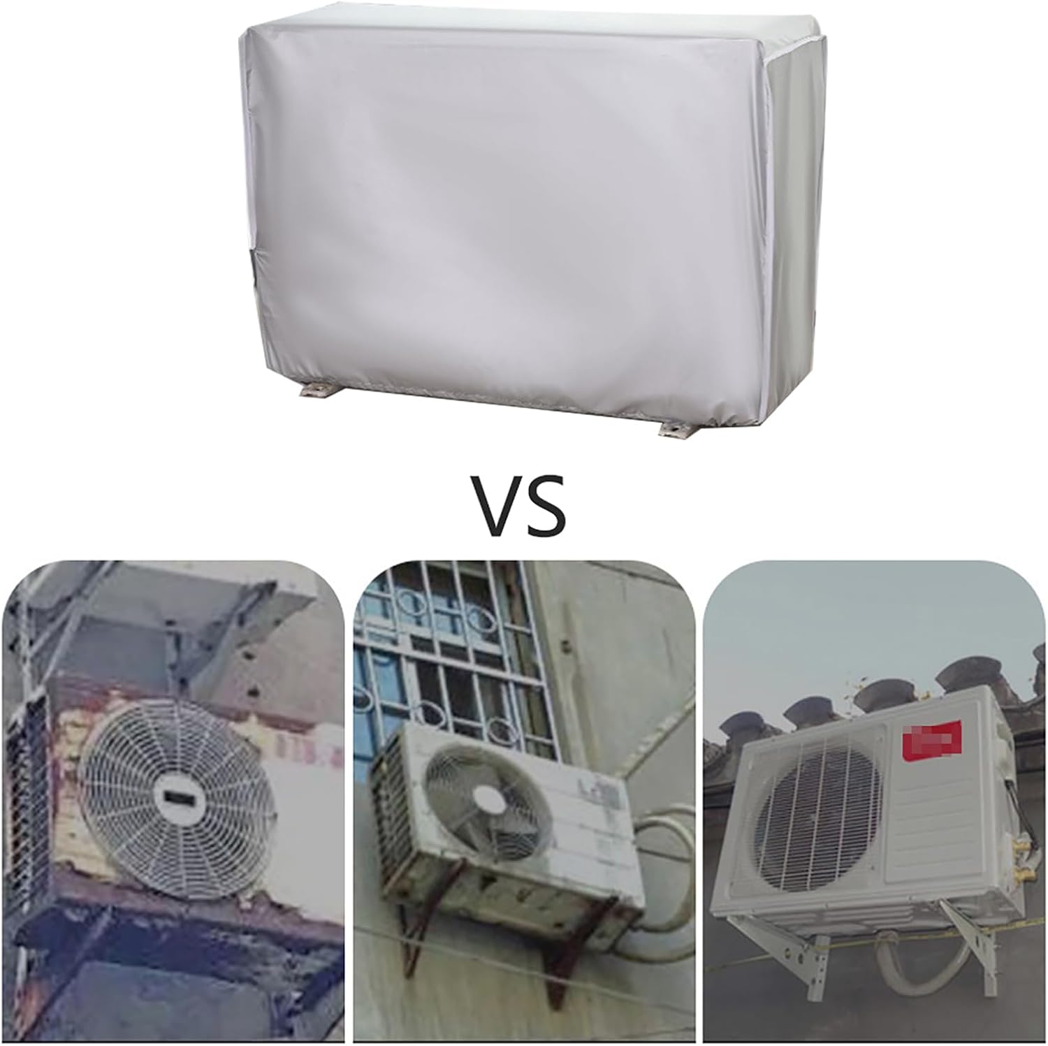 Copertura Condizionatore Esterno Impermeabile, Grande - immagine 2