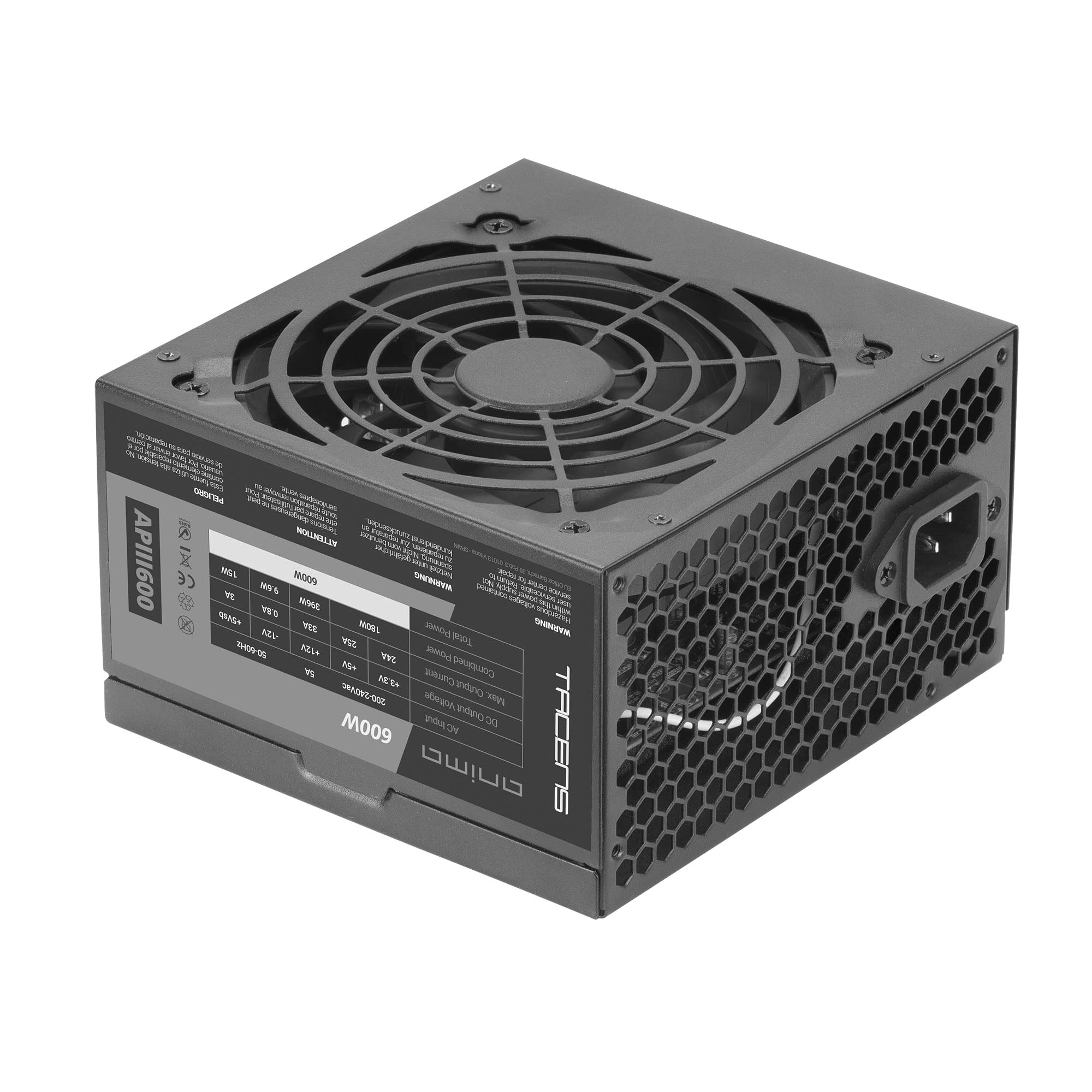 Tacens Anima APIII600 - Alimentatore PC ATX 600W