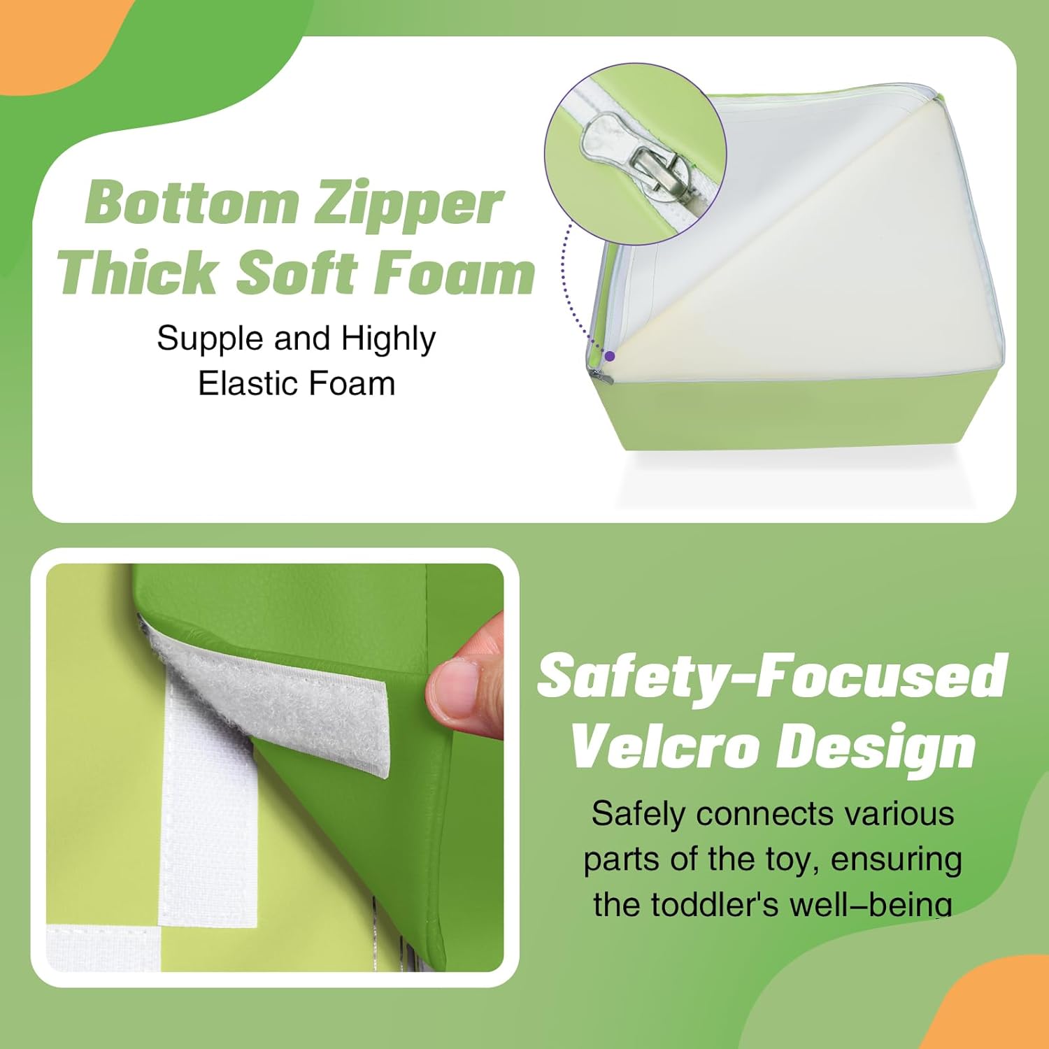 Wilwolfer Blocchi per Bambini in Schiuma Set 6 Pezzi - immagine 4