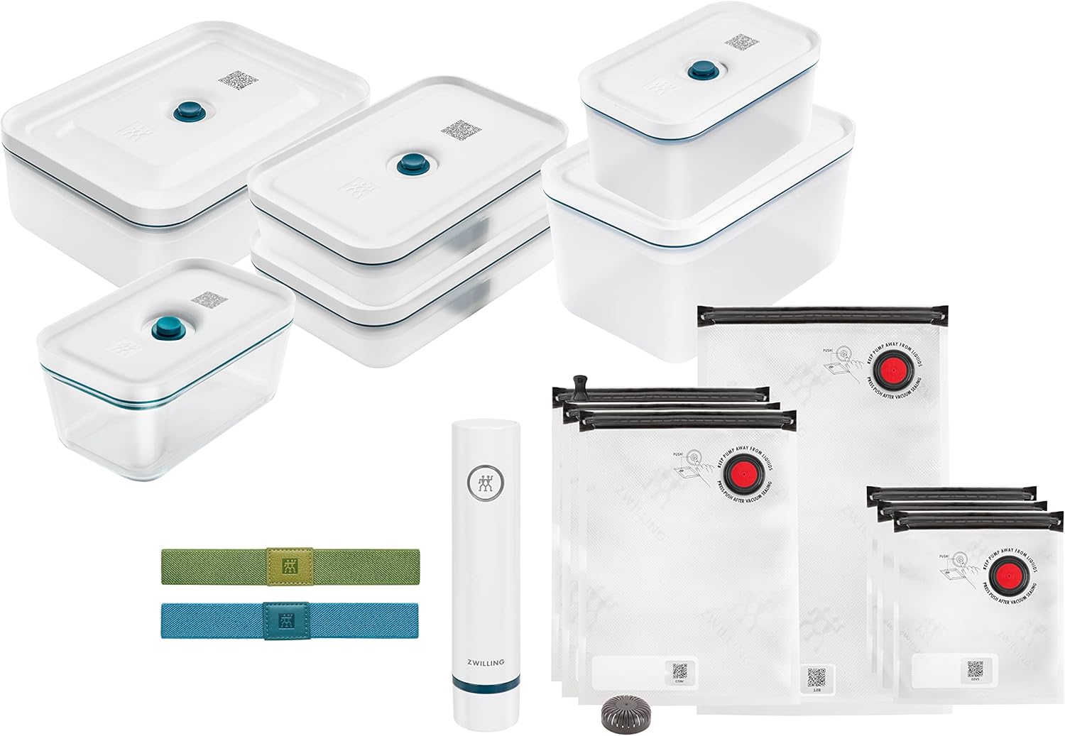 ZWILLING Set Sottovuoto, Plastic, La-Mer, 16-pz