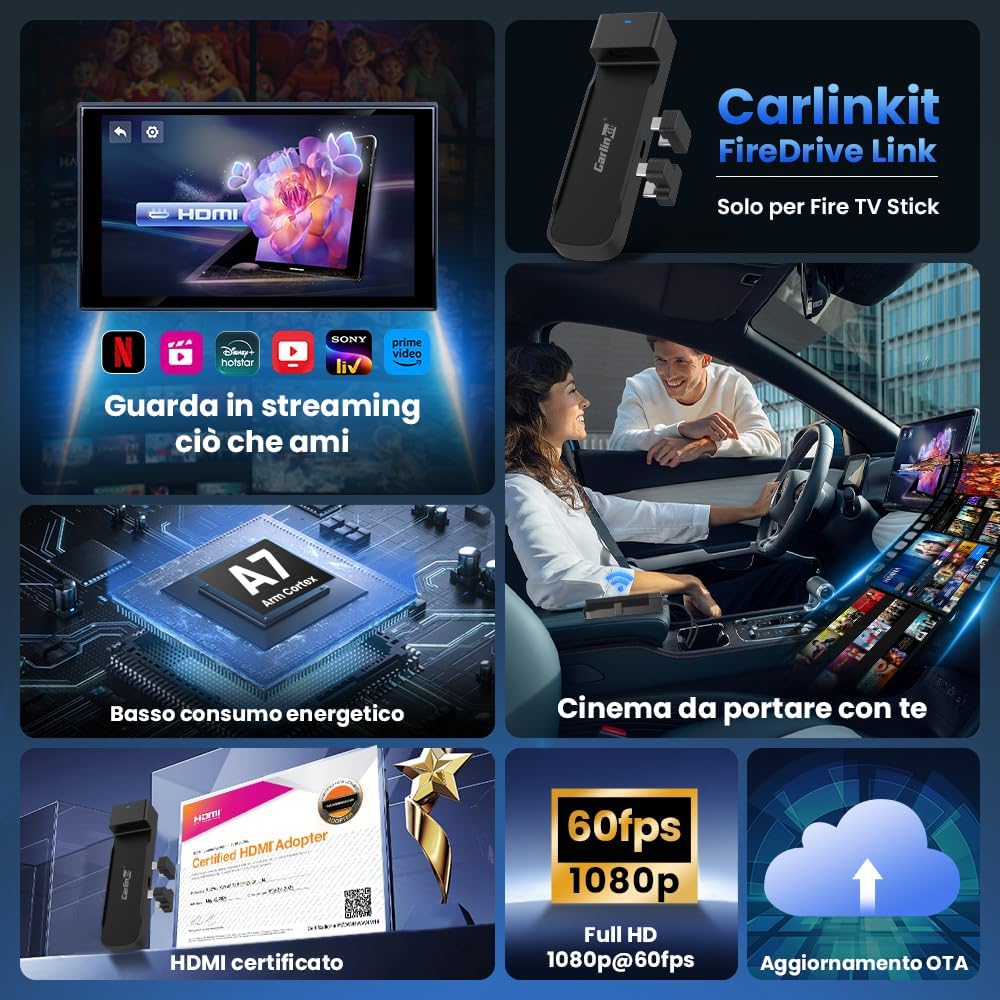 Carlinkit FireDrive Link - Adattatore HDMI CarPlay - immagine 3