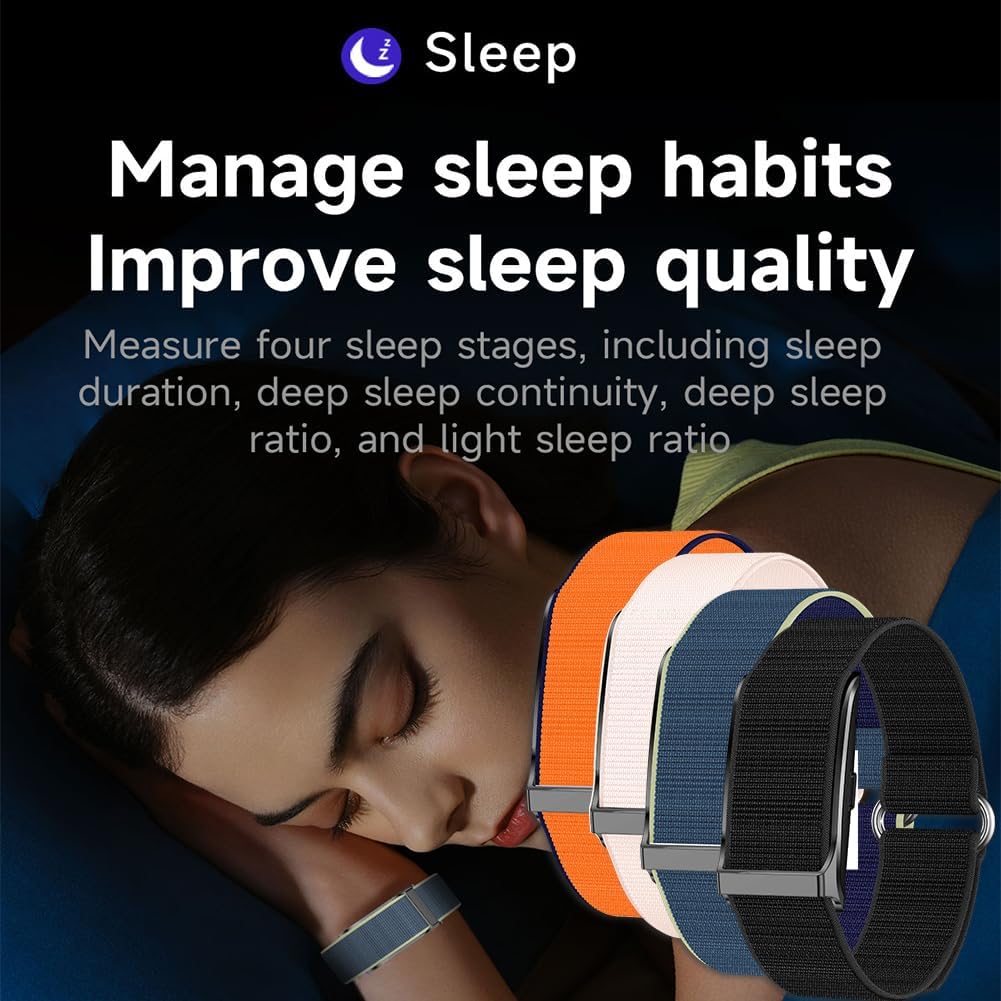 Elprico Banda Fitness Tracker Senza Schermo, Black - immagine 6