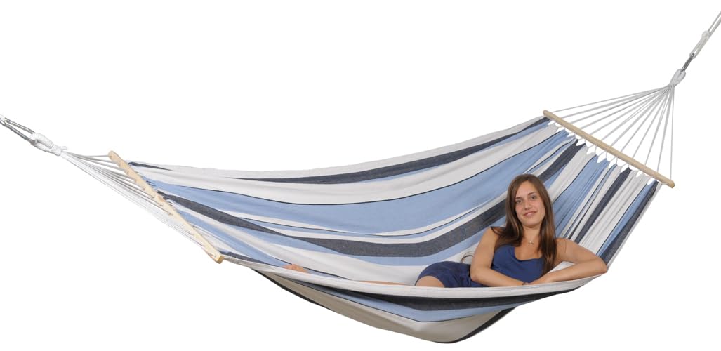 as Hammock AZ-1072110 Samba Amaca, Marine, Azzurro, 310x140x5 cm