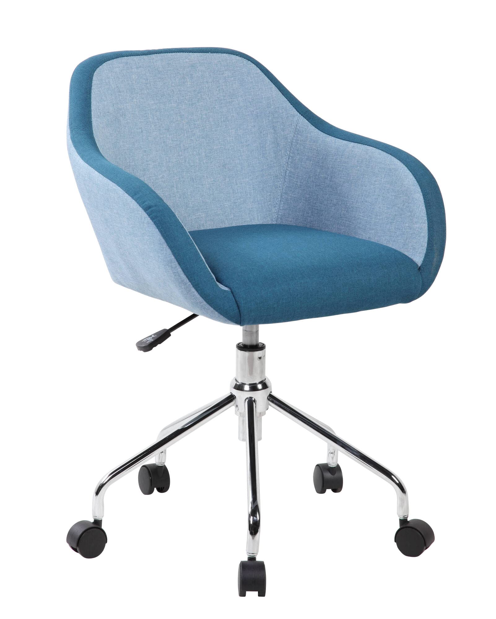 Dmora Sedia da Ufficio Mandurah - Poltrona operativa, Blu