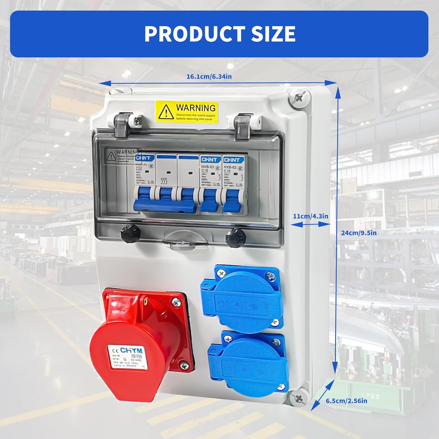 Lomhyve Distributore di Corrente da Cantiere IP54 - immagine 2