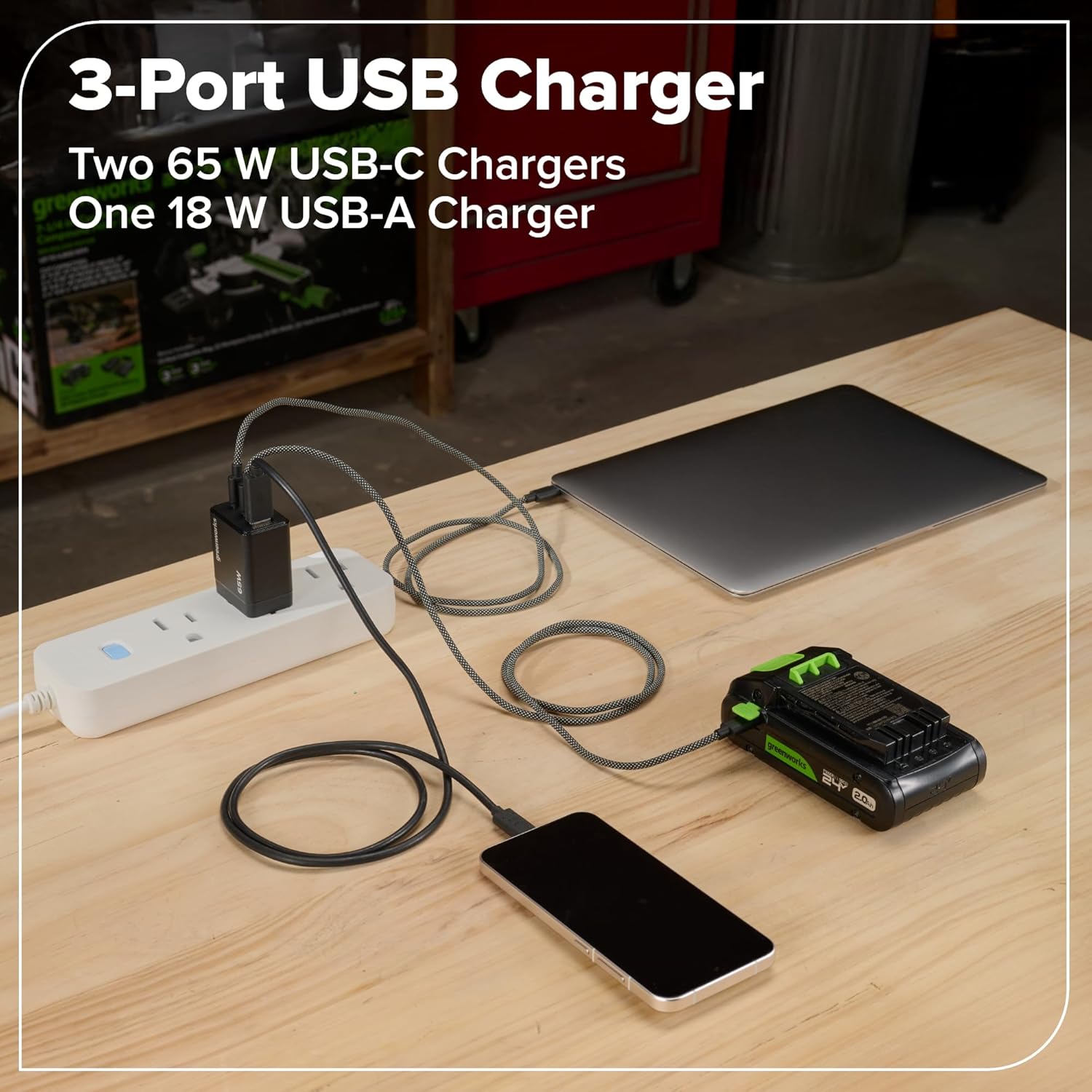 Greenworks 24V Trapano Avvitatore a Batteria Brushless - immagine 16