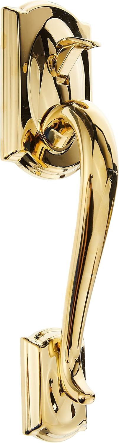 SCHLAGE Camelot - Maniglia Ingresso Georgiano, Ottone