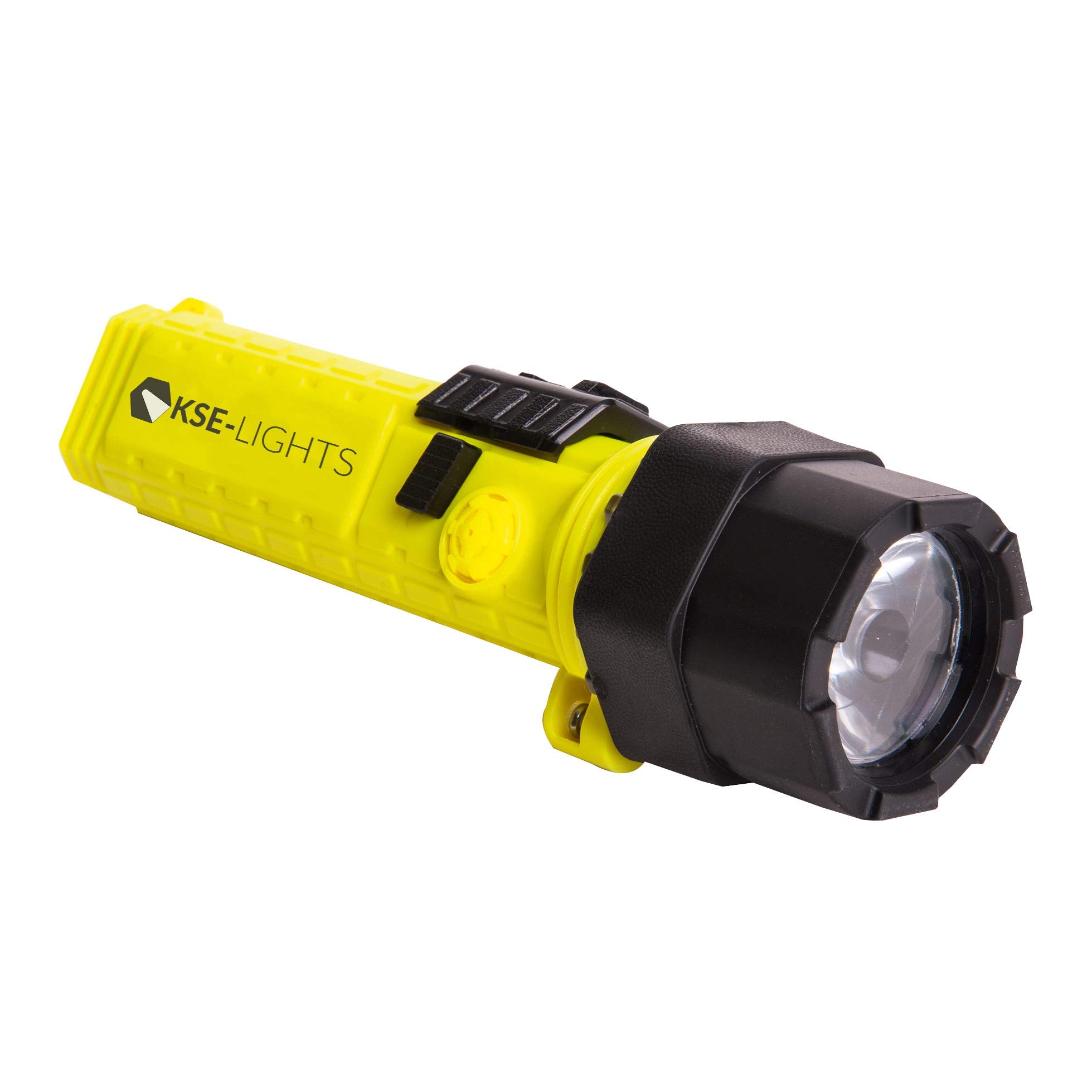 KSE-LIGHTS KS-8810 Torcia LED Batteria 180lm, Giallo