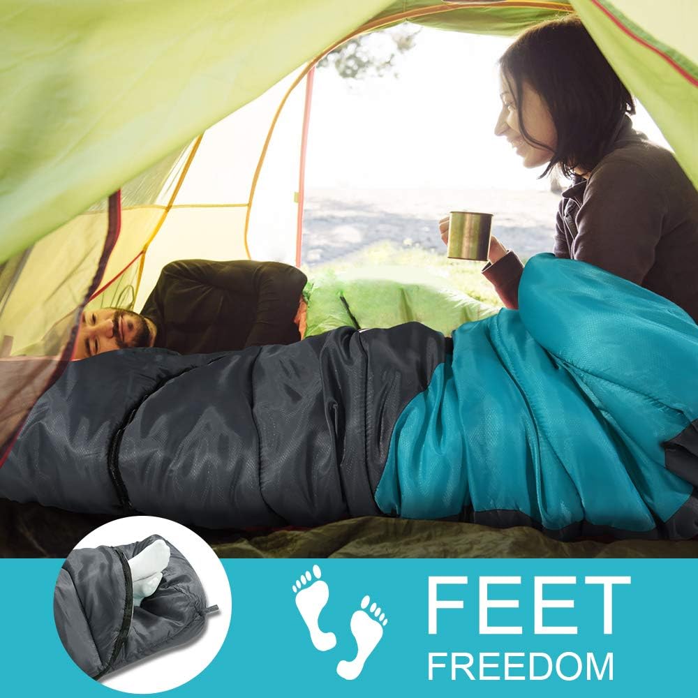 Forceatt Sacco a Pelo Mummia 0℃-20℃ con Cappuccio - immagine 6