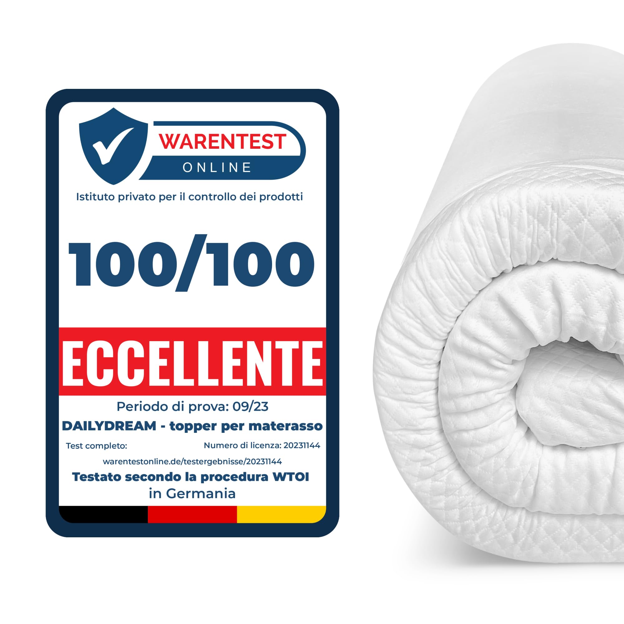 Dailydream Coprimaterasso Viscoelastico "Model M"