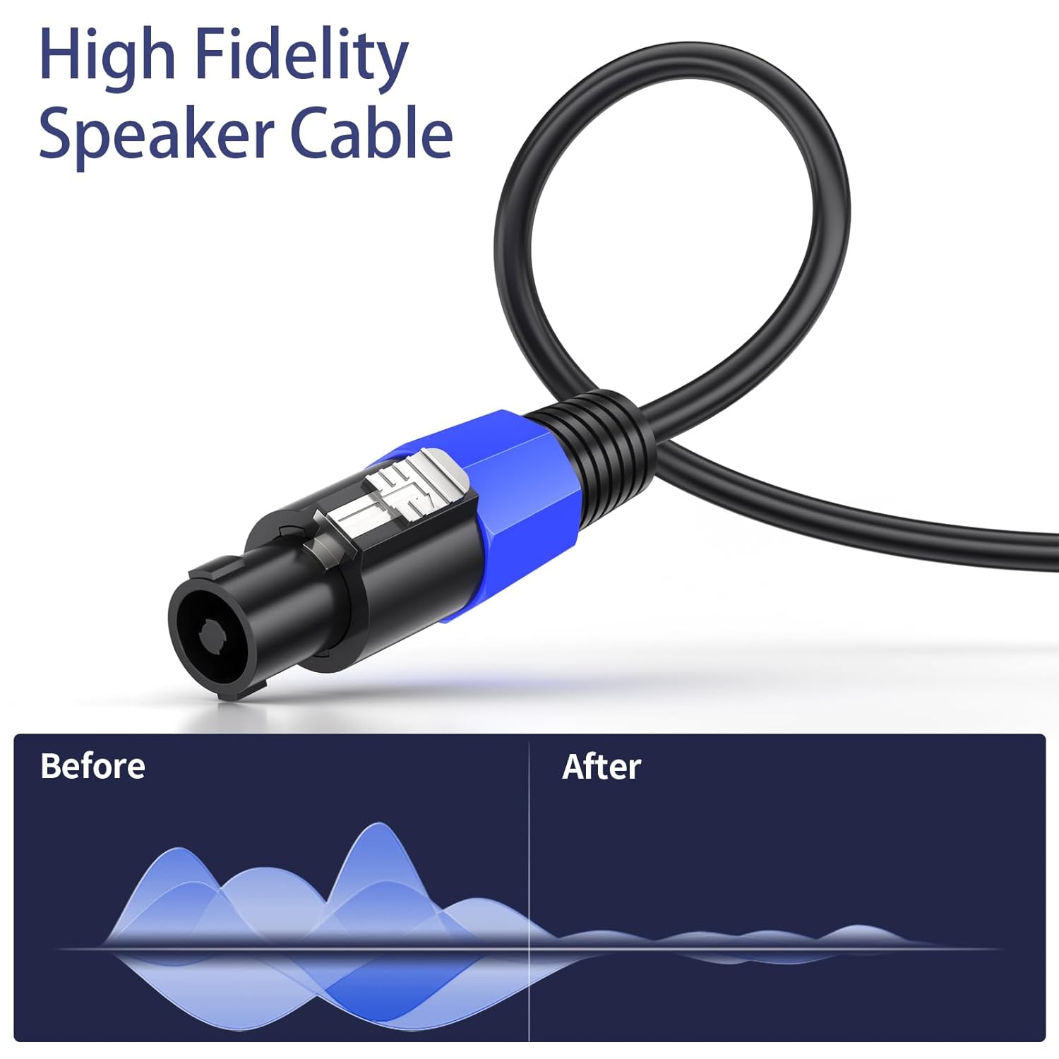 Cavo Audio Speakon a Speakon 50M Maschio a Maschio - immagine 6