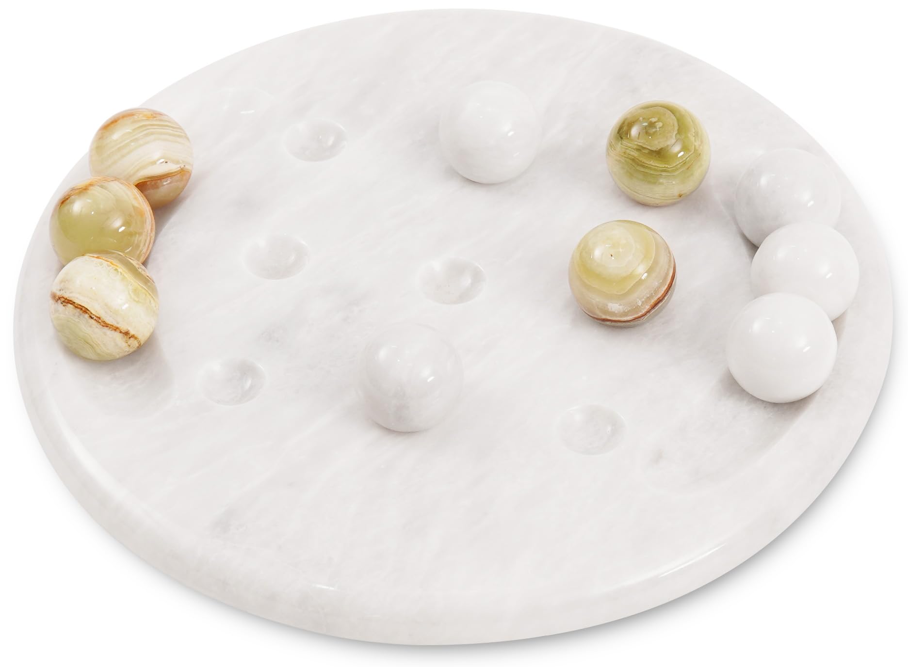 Radicaln Marble Tic Tac Toe 10" Bianco e Verde