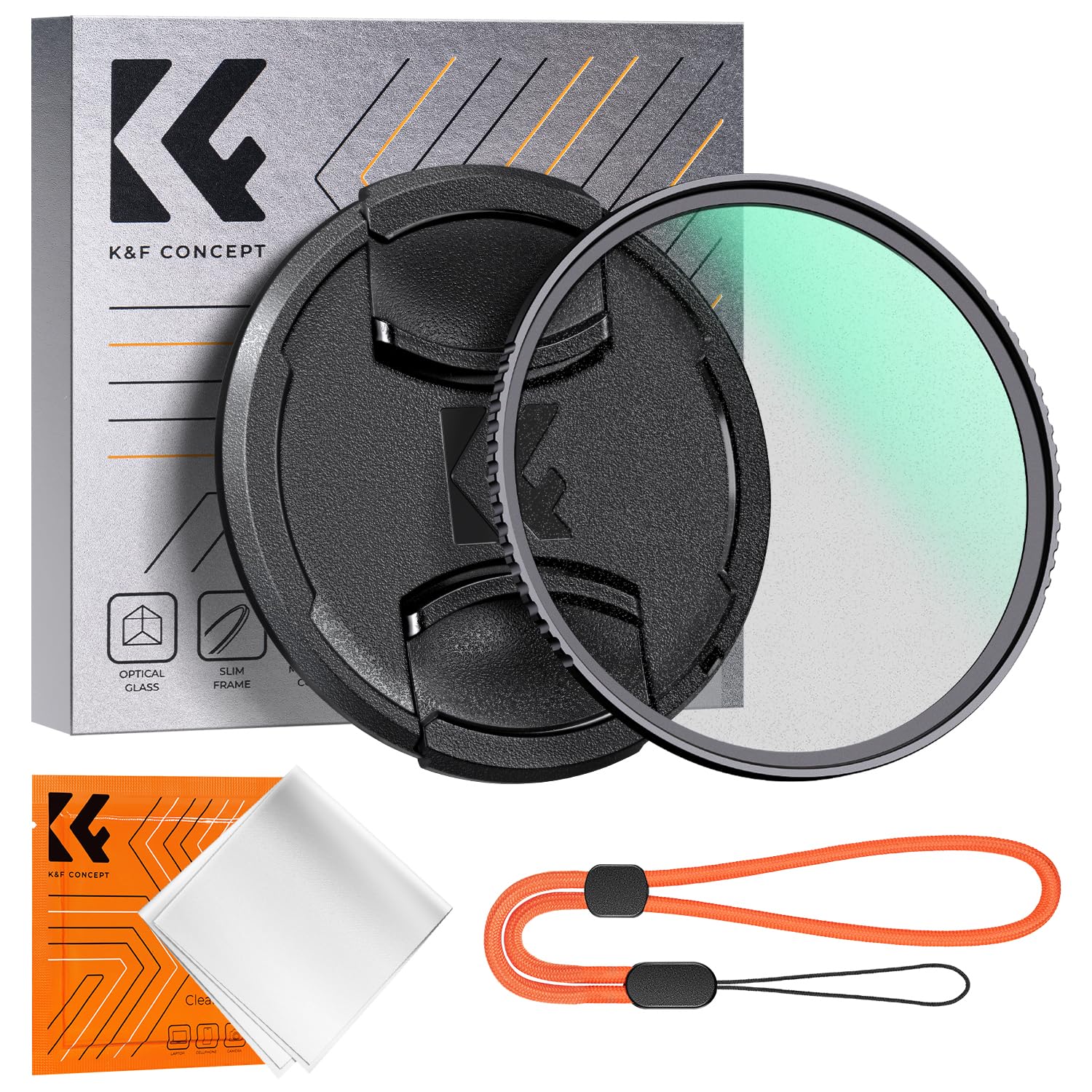 K&f Concept 77mm Filtro Black Mist 1/4 per Obiettivo