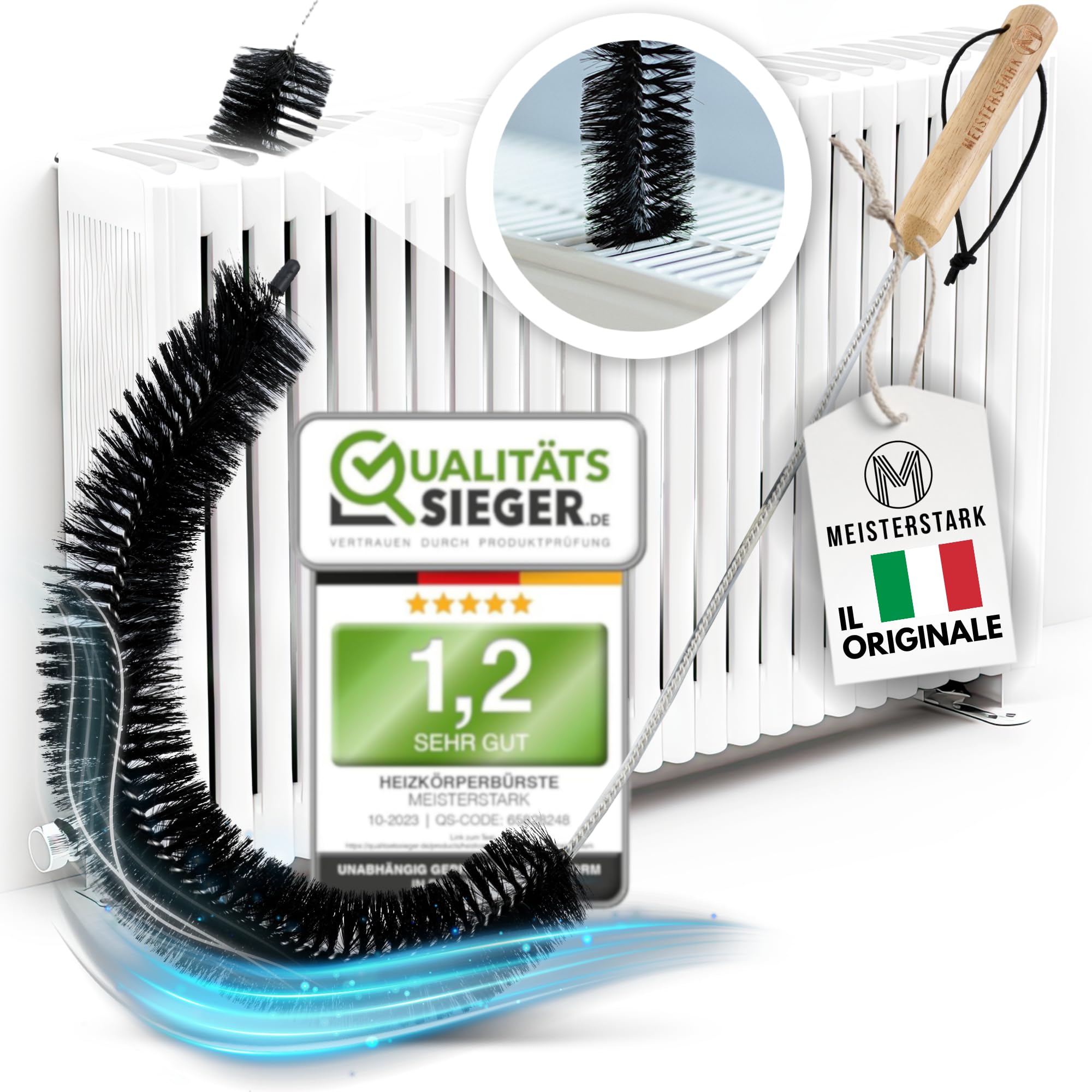 MEISTERSTARK Pulisci Termosifoni Flessibile 117cm