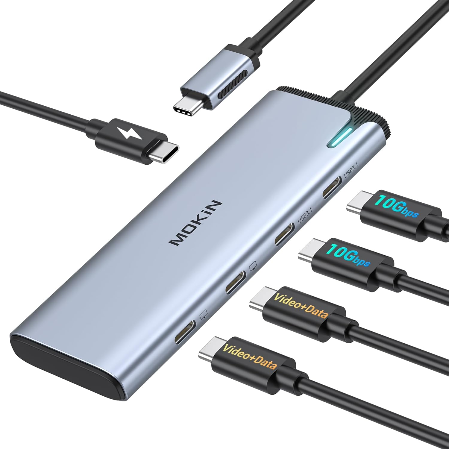 Mokin USB C Hub Multiport 5 in 1 - immagine 1