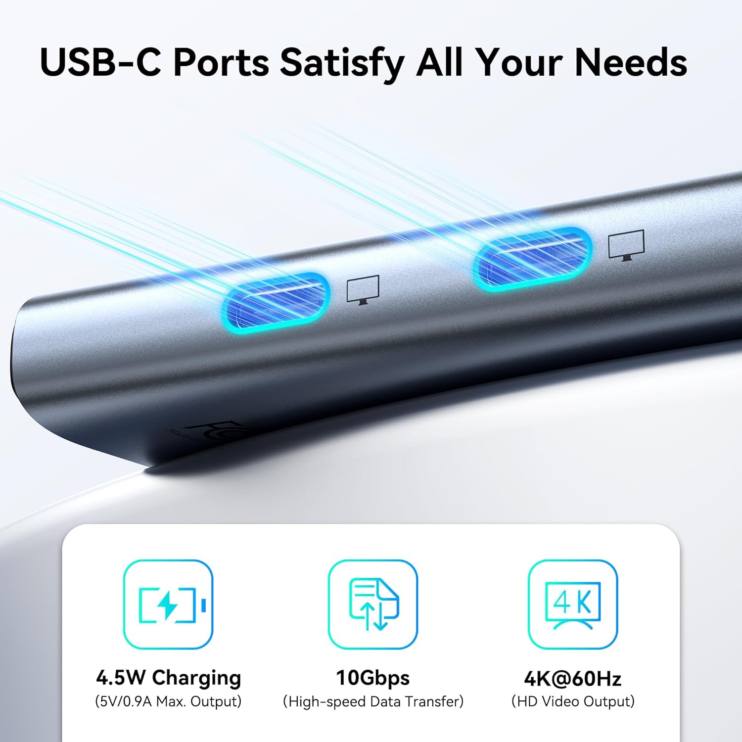 Mokin USB C Hub Multiport 5 in 1 - immagine 7