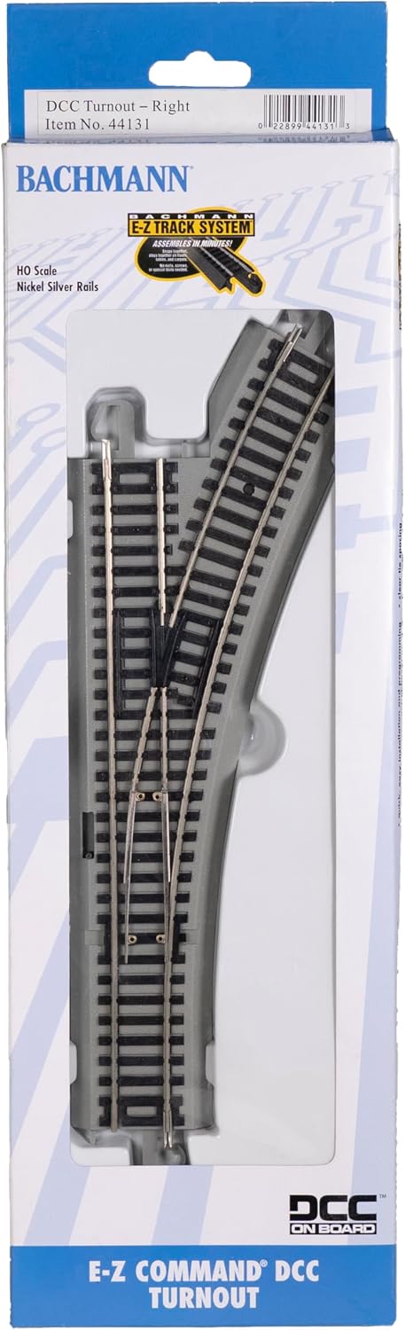 Bachmann Trains E-Z Command Digital Command Control Turnout - Right | Velz