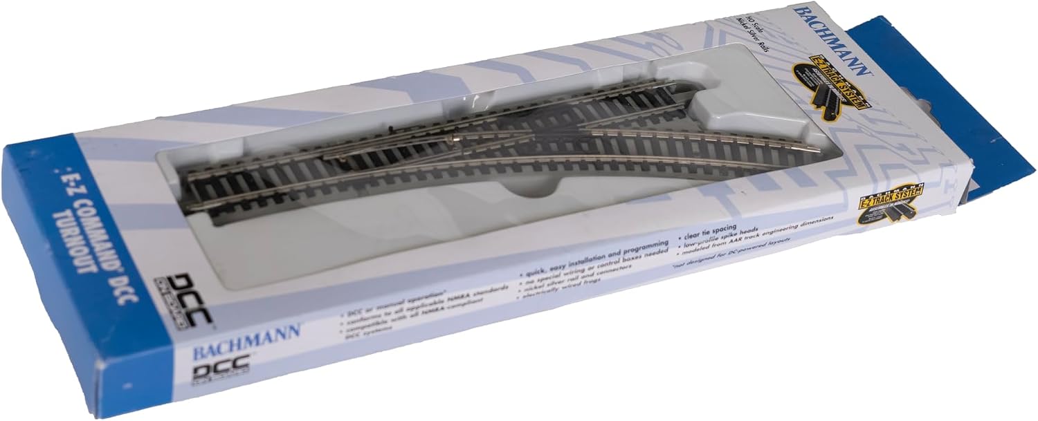 Bachmann Trains E-Z Command Digital Command Control Turnout - Right | Velz