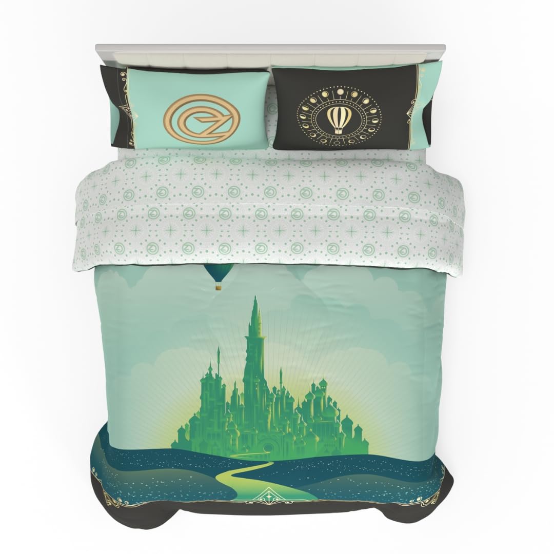 Franco Collectibles Wicked Elphaba and Glinda Bedding Queen