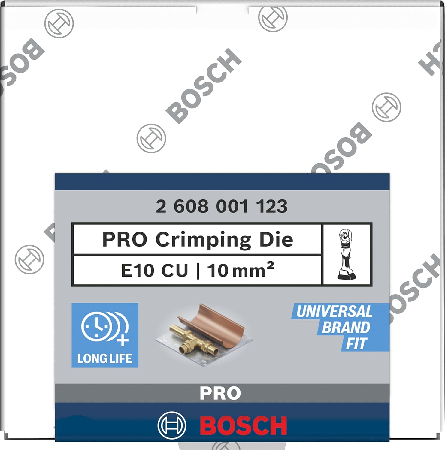 Bosch 1 inserto per pressa Pro per rame (67 x 45 mm, accessori professionali) - immagine 3